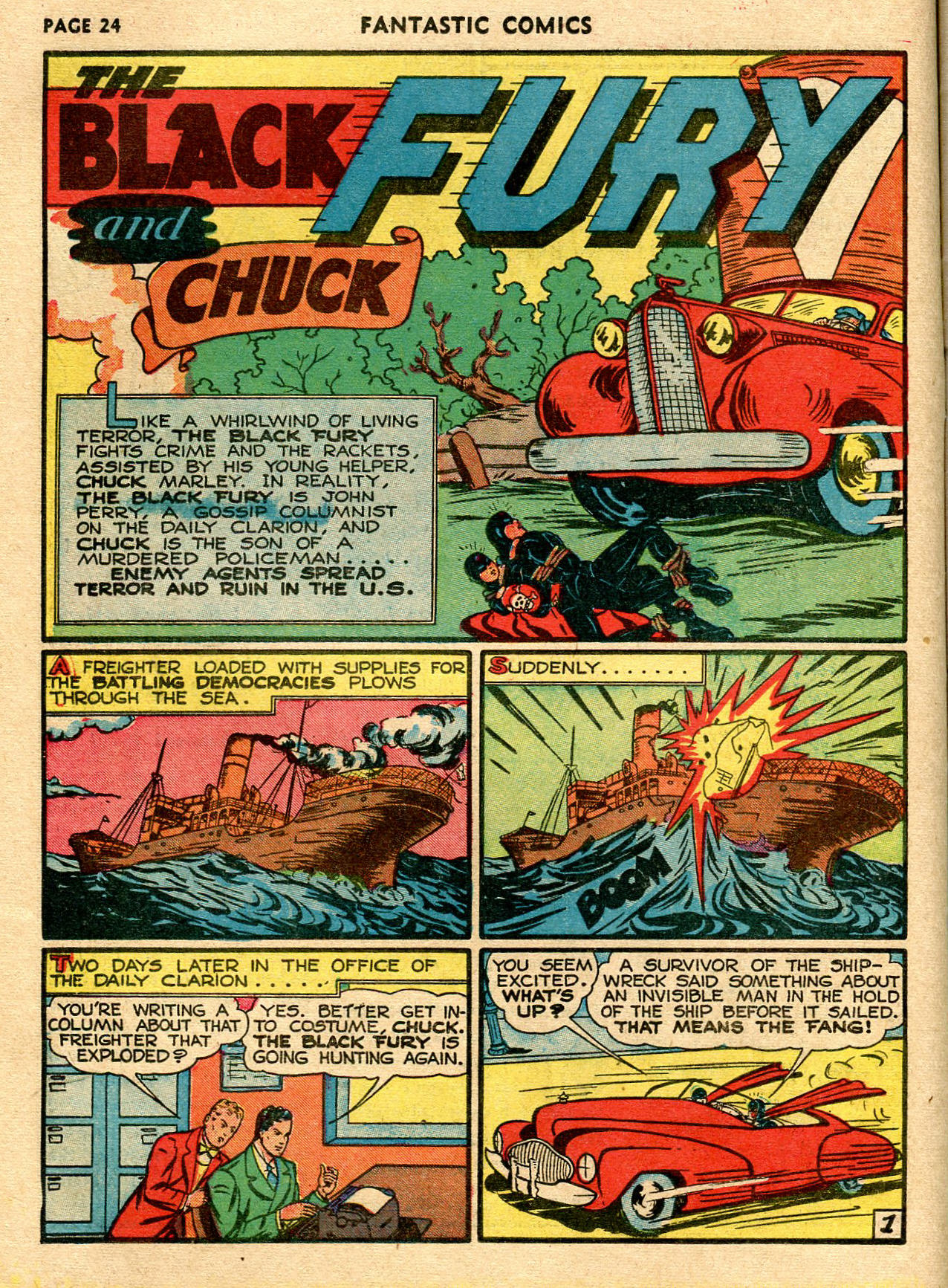 Read online Fantastic Comics comic -  Issue #21 - 26