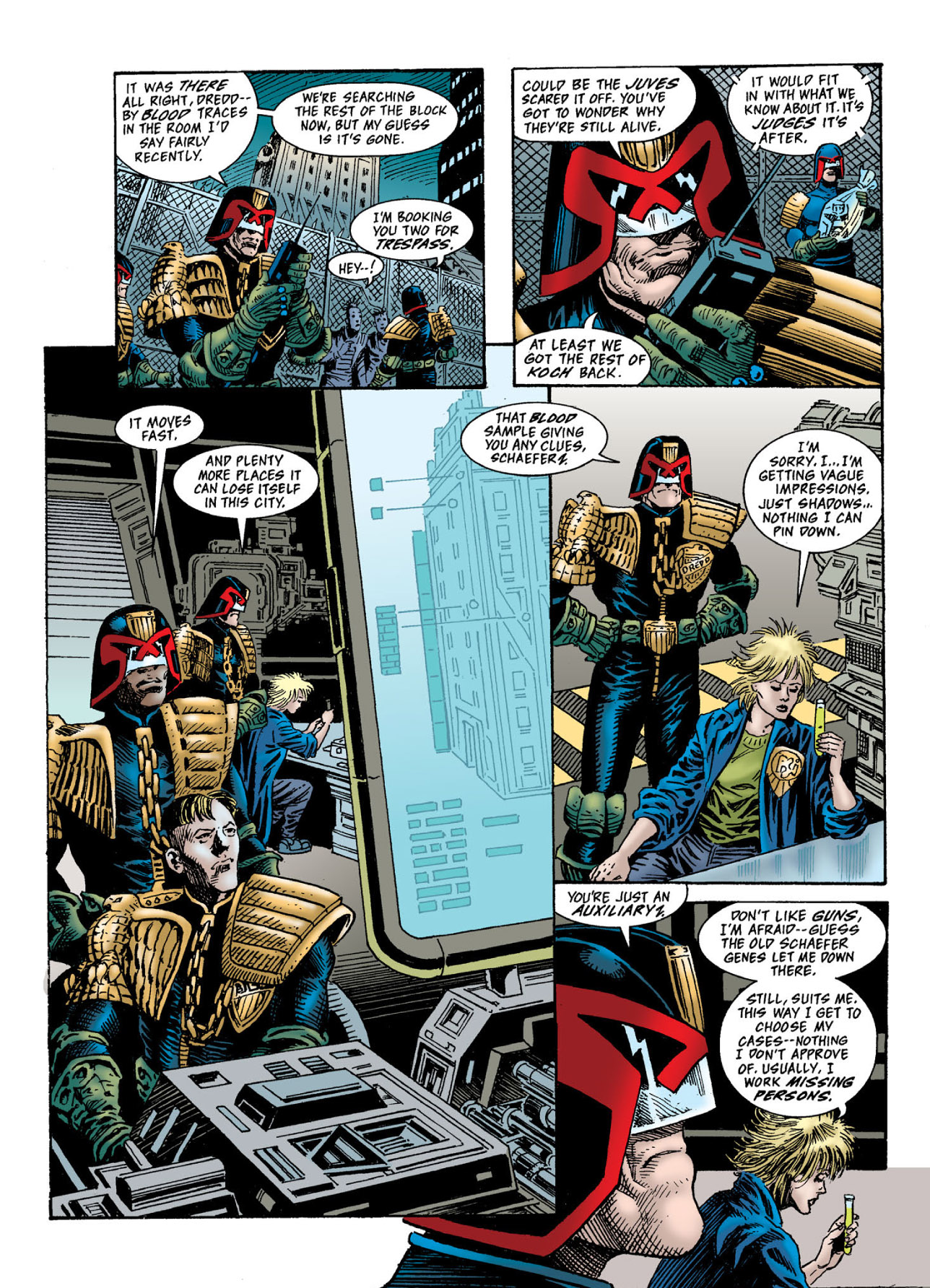 Read online Judge Dredd: The Complete Case Files comic -  Issue # TPB 27 - 262