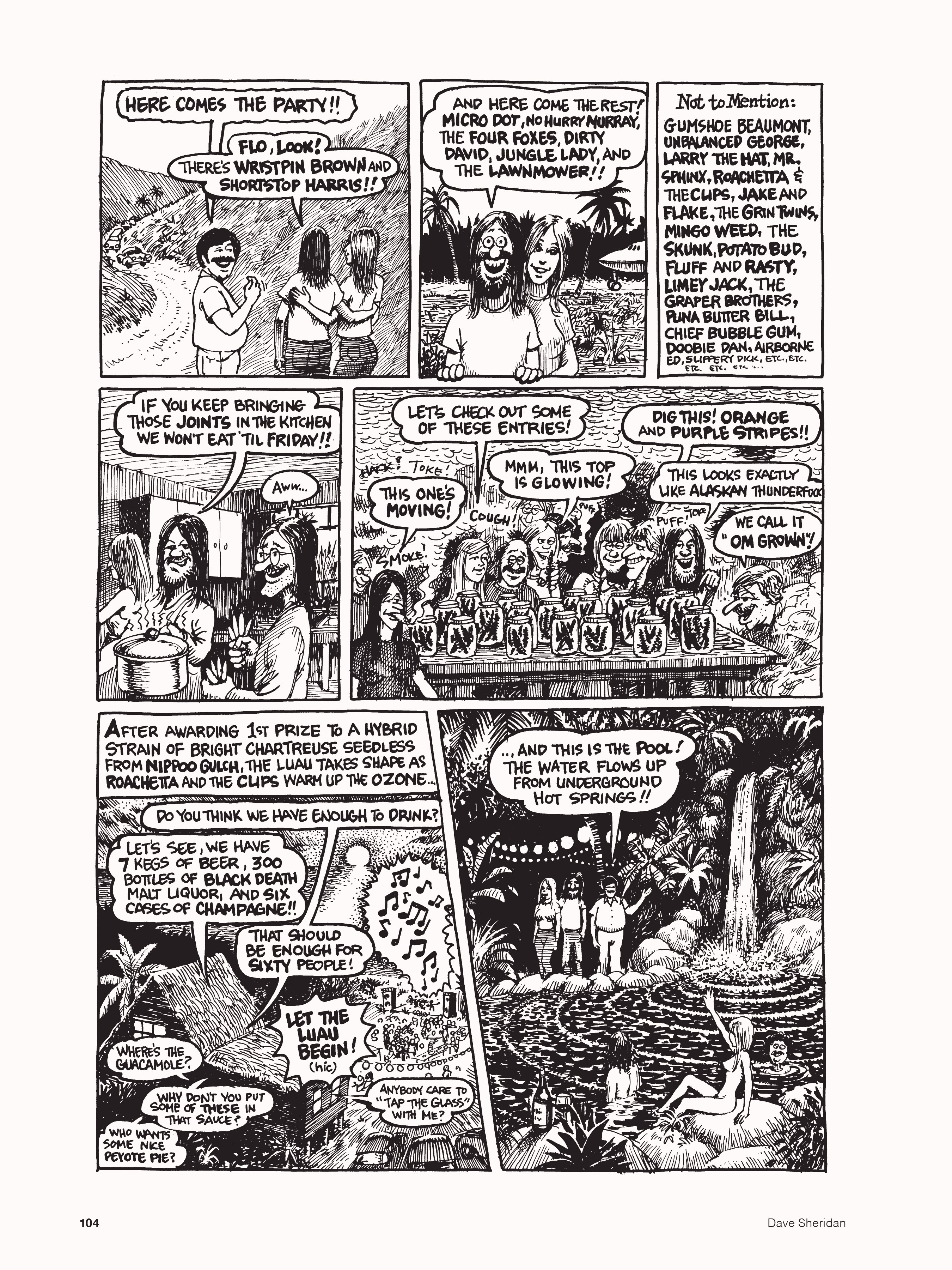 Read online Dave Sheridan: Life with Dealer McDope, the Leather Nun, and the Fabulous Furry Freak Brothers comic -  Issue # TPB (Part 2) - 16