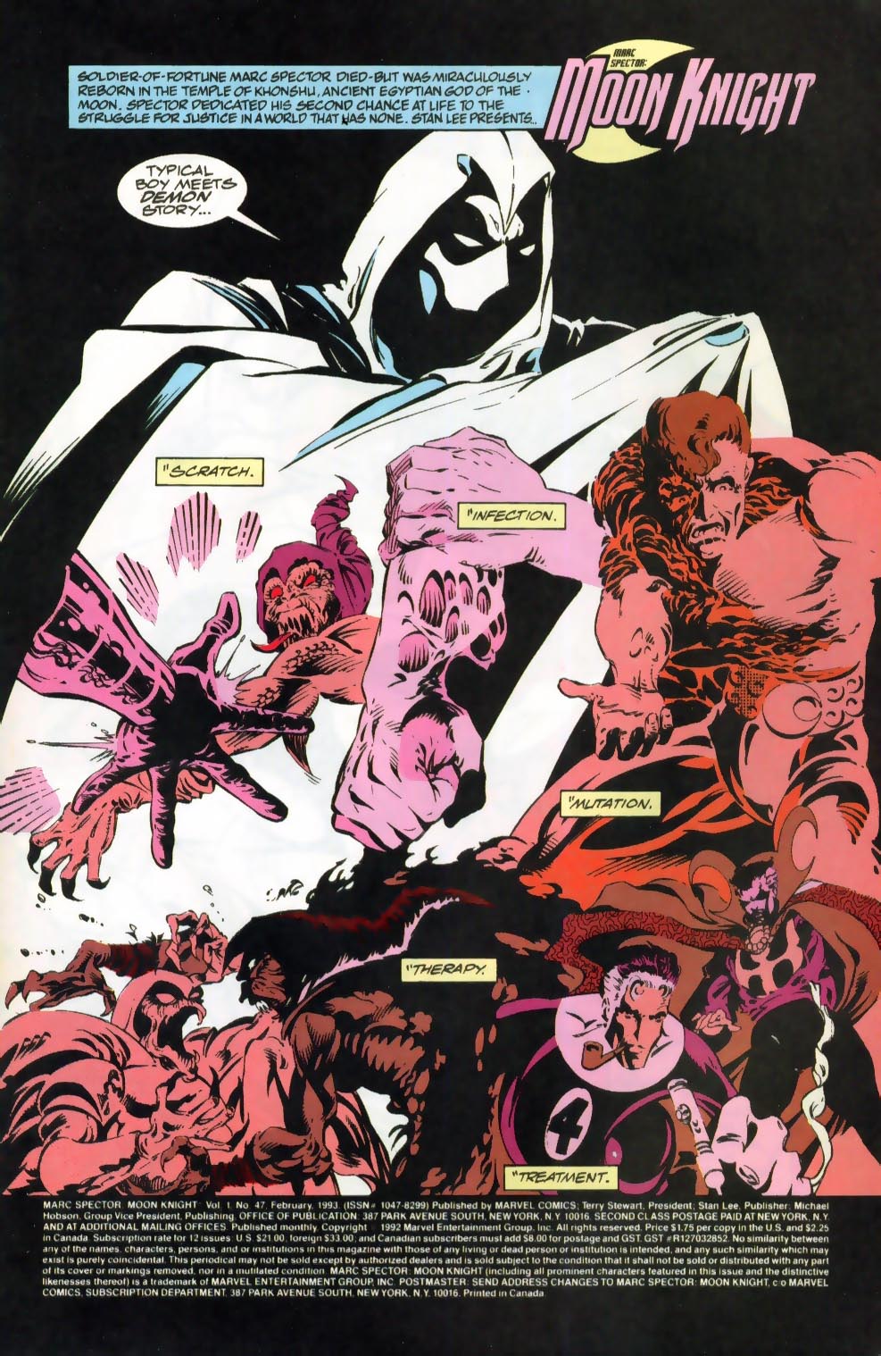 Read online Marc Spector: Moon Knight comic -  Issue #47 - 2