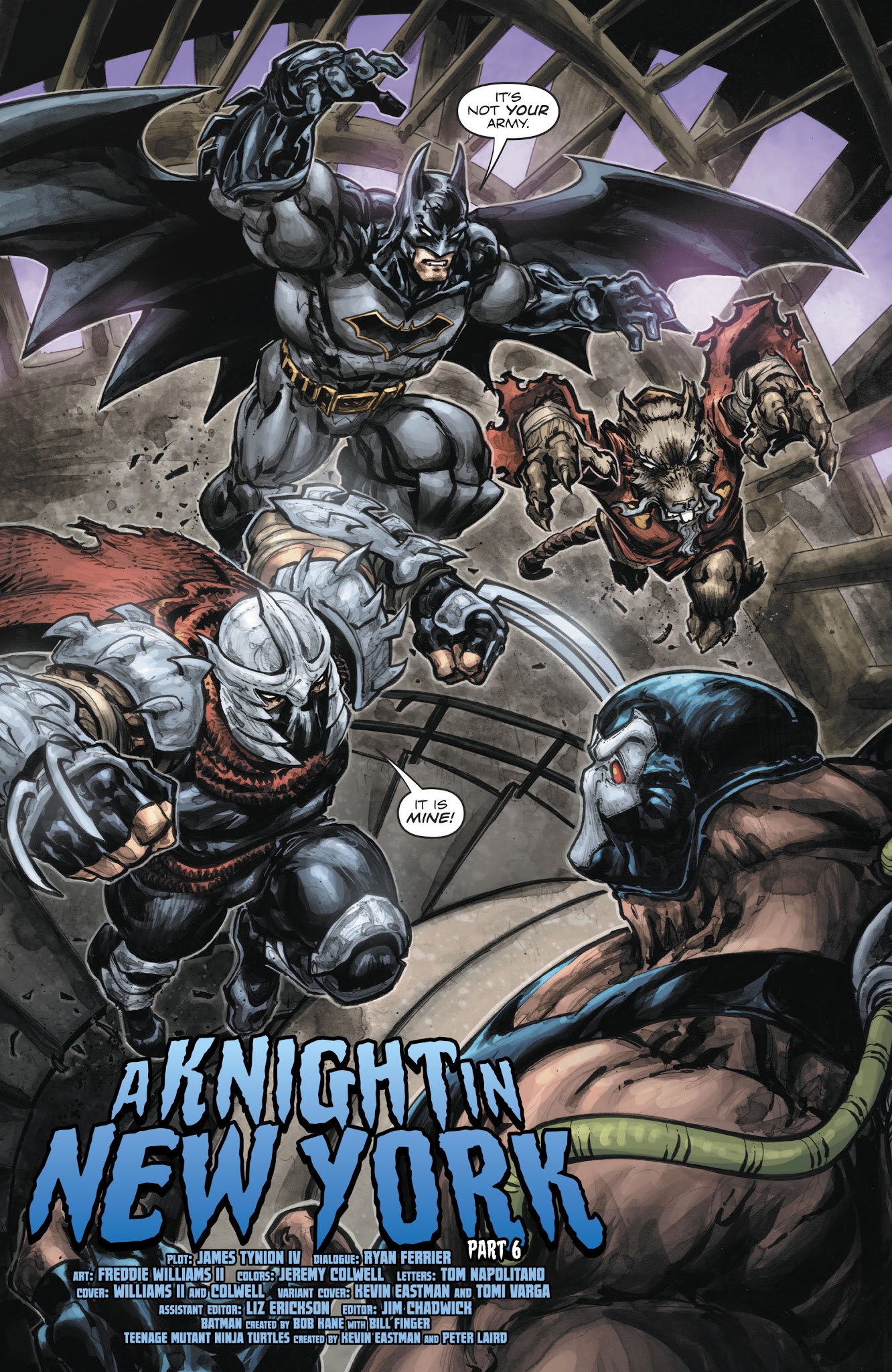 Read online Batman/Teenage Mutant Ninja Turtles II comic -  Issue #6 - 9