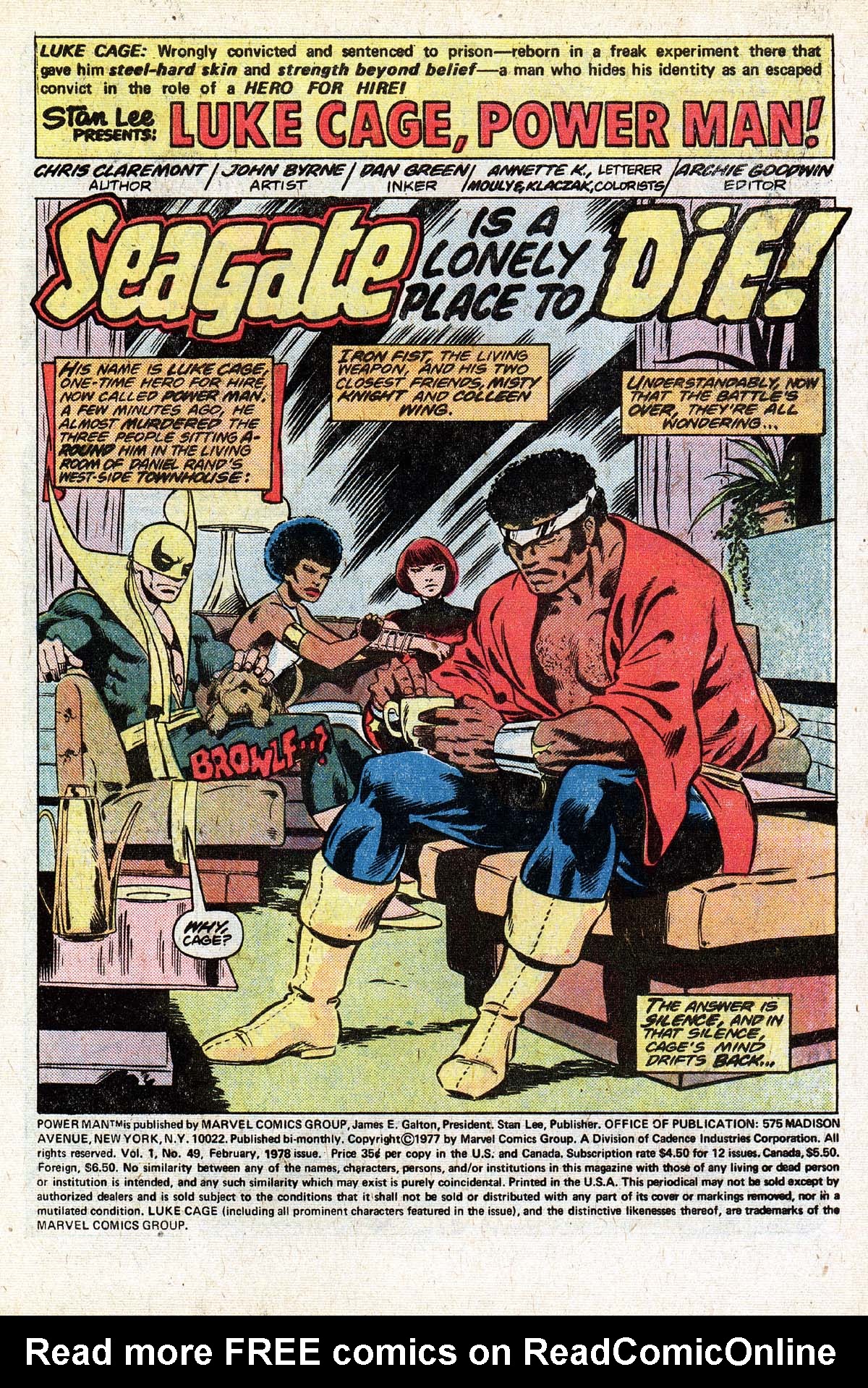 Read online Power Man comic -  Issue #49 - 2