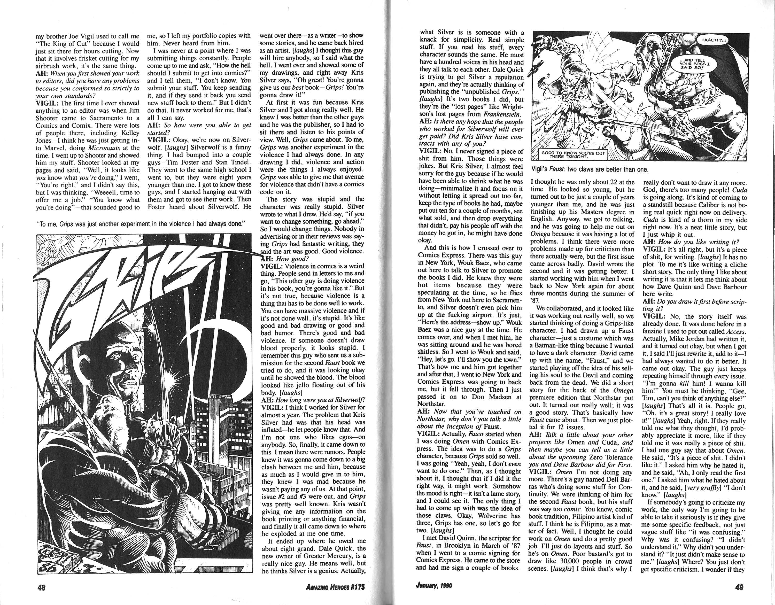 Read online Amazing Heroes comic -  Issue #175 - 25