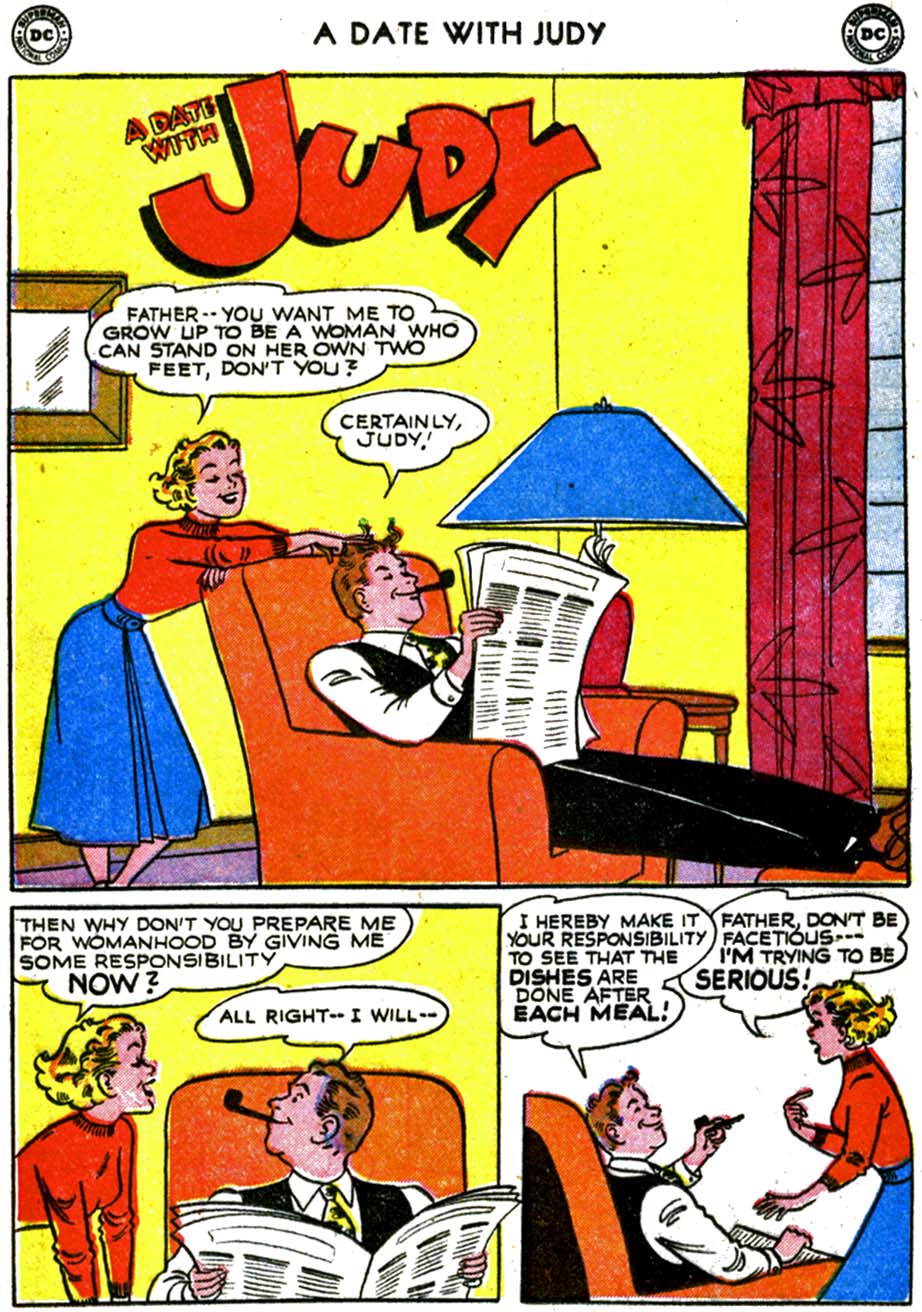 Read online A Date with Judy comic -  Issue #46 - 12