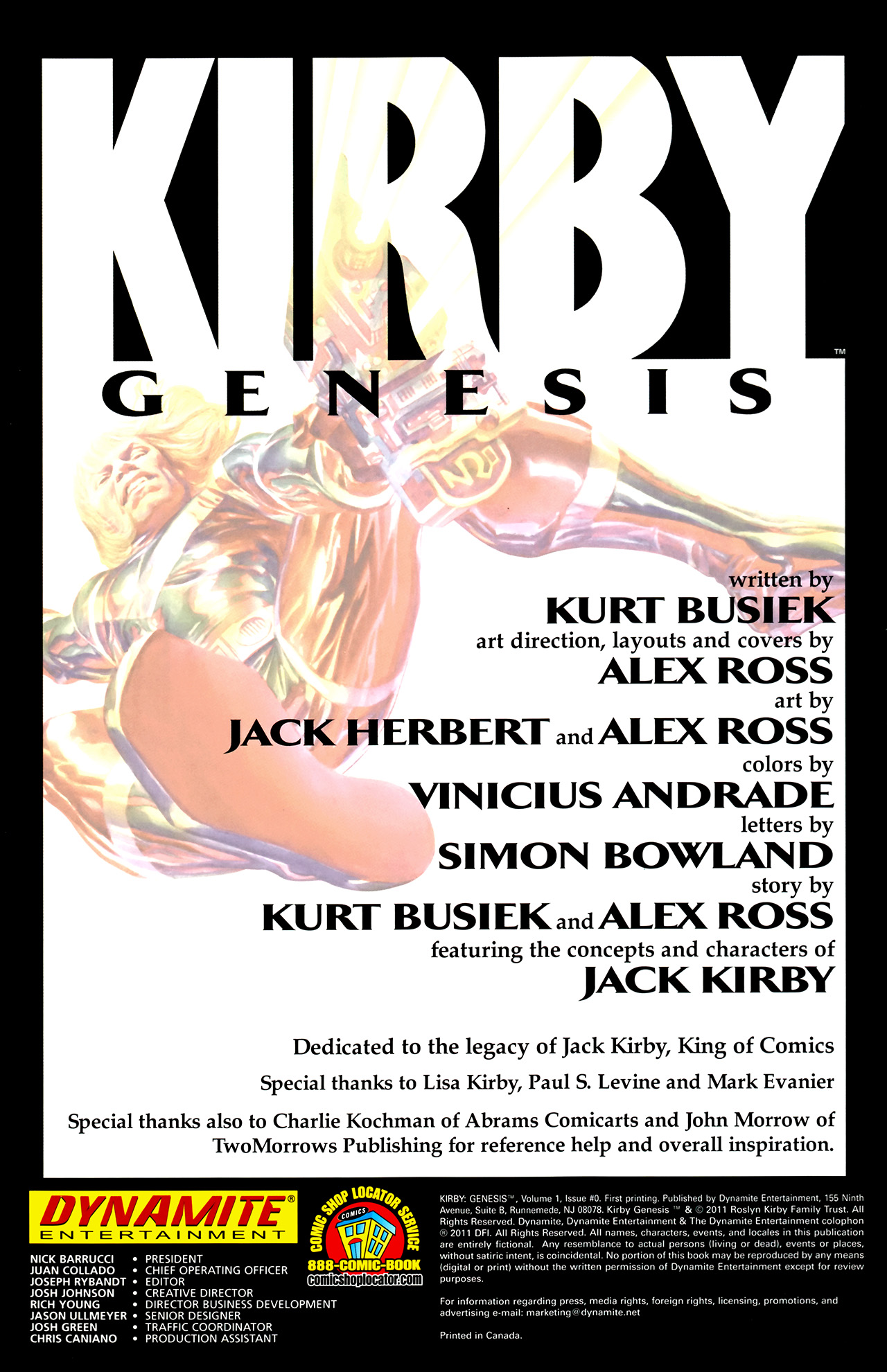 Read online Kirby: Genesis comic -  Issue #0 - 3