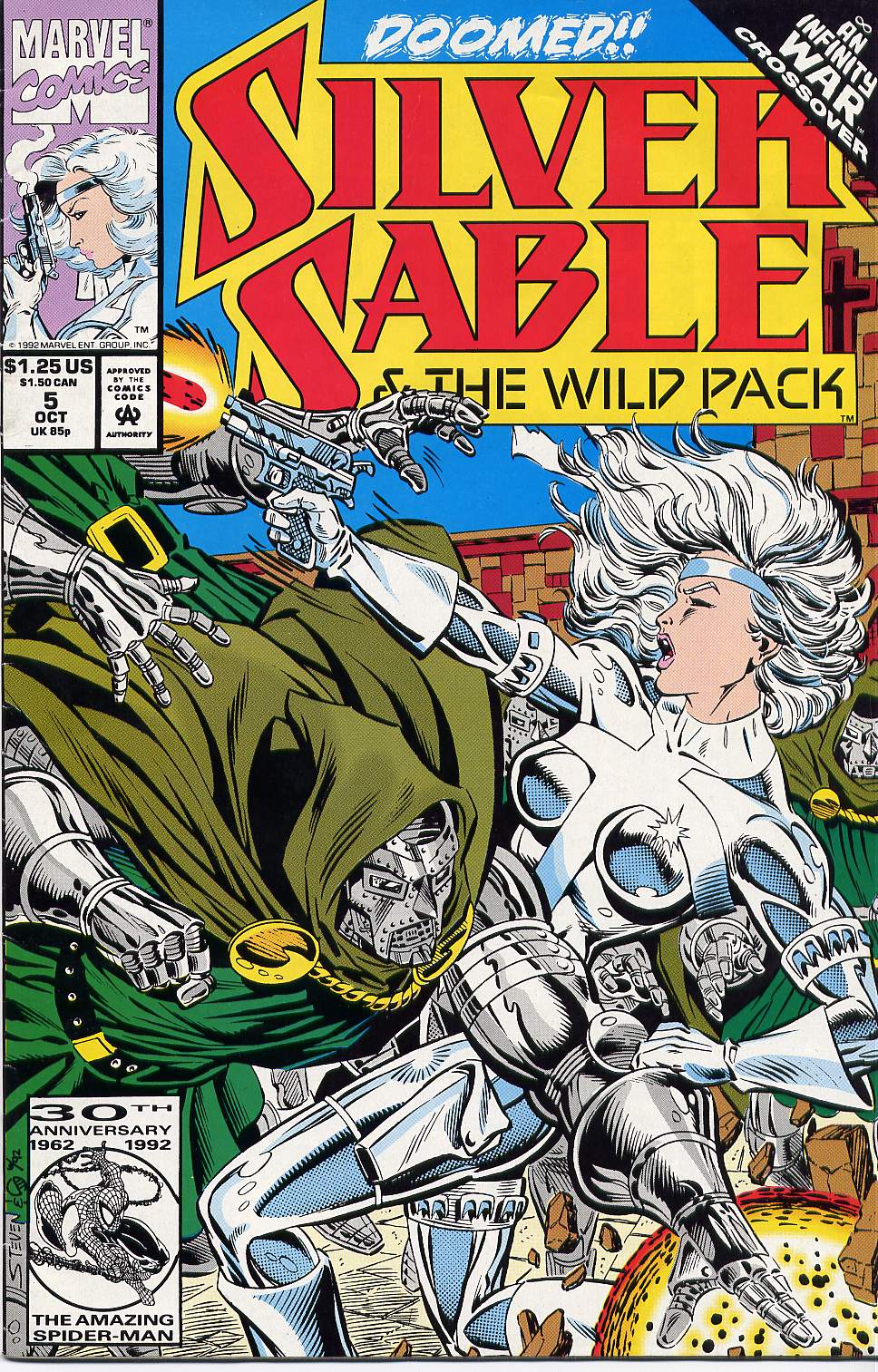 Read online Silver Sable and the Wild Pack comic -  Issue #5 - 1