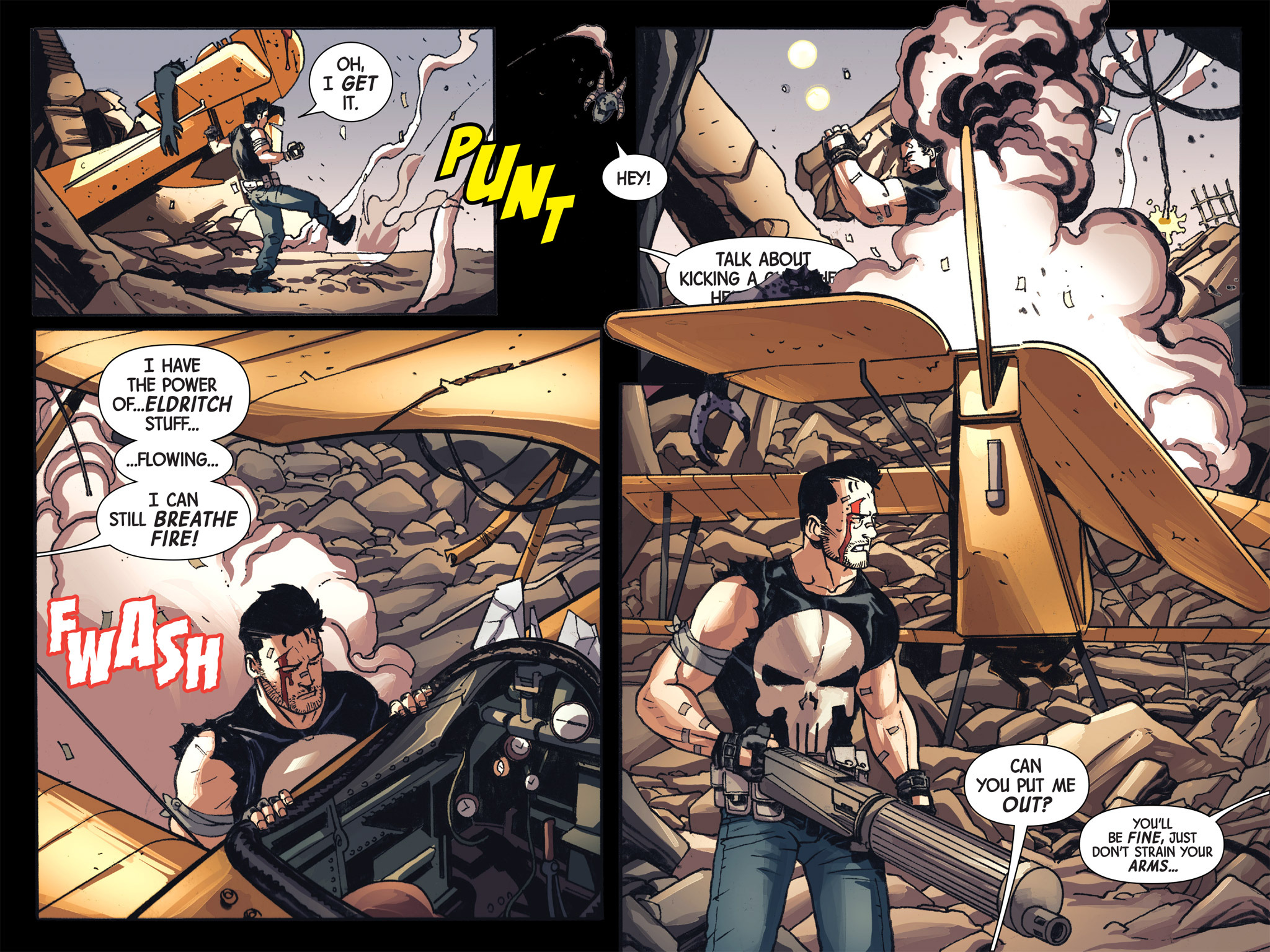 Read online Doctor Strange/Punisher: Magic Bullets Infinite Comic comic -  Issue #7 - 25