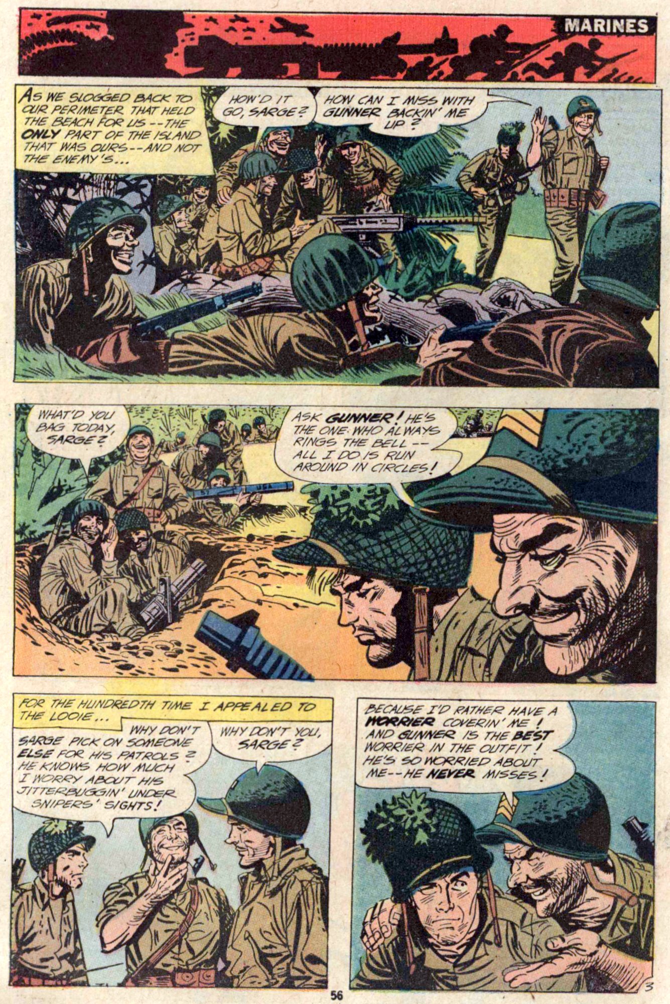 Read online Our Army at War (1952) comic -  Issue #242 - 57