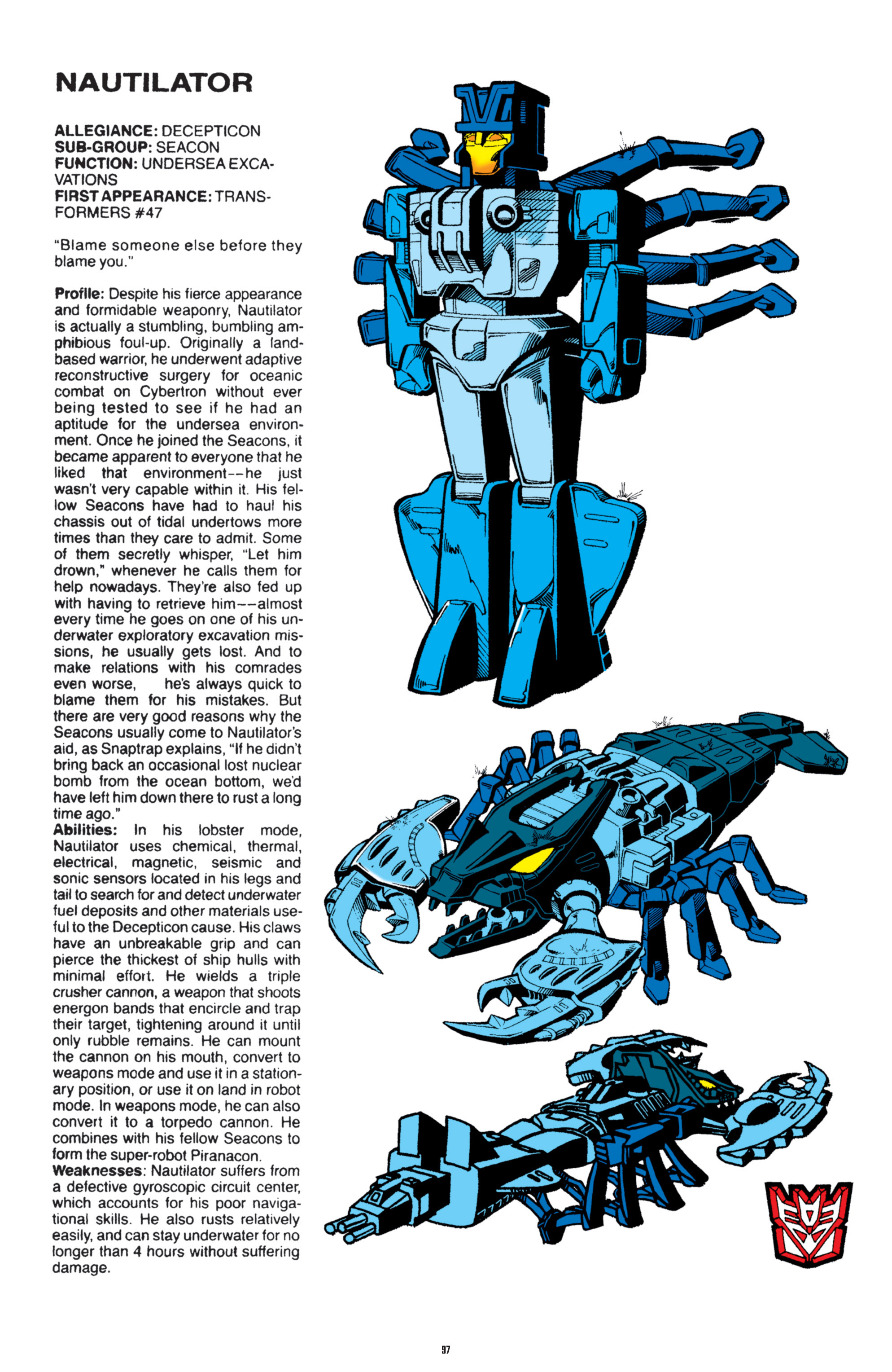 Read online The Transformers Classics comic -  Issue # TPB 8 - 96