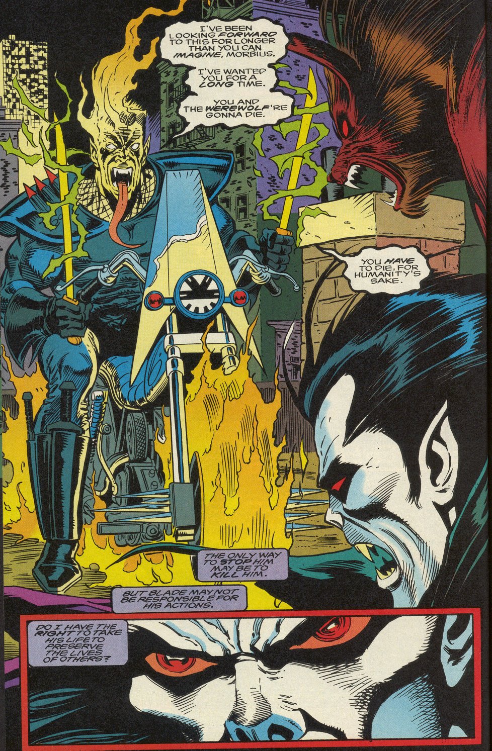 Read online Morbius: The Living Vampire (1992) comic -  Issue #12 - 13