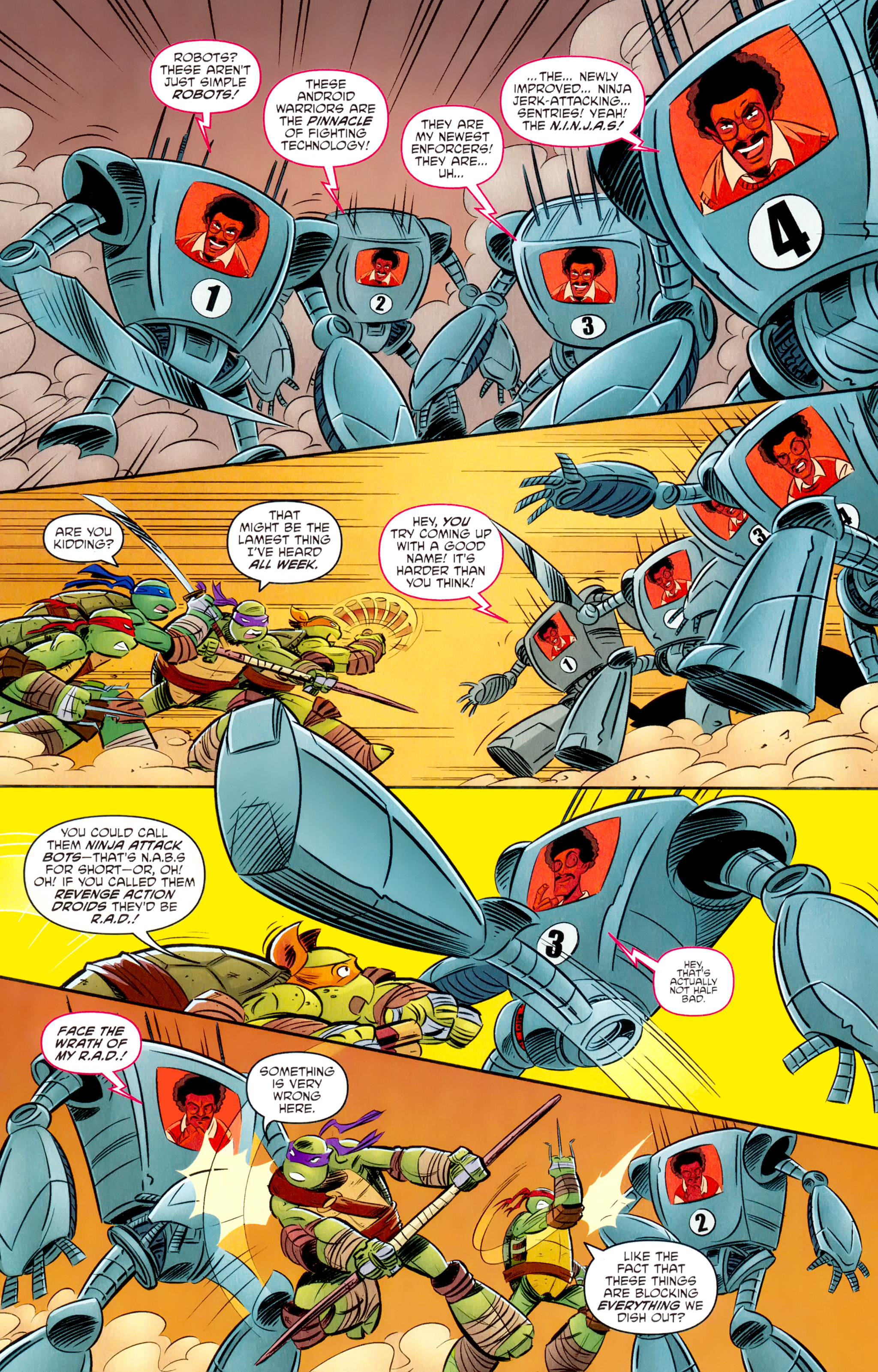 Read online Teenage Mutant Ninja Turtles New Animated Adventures Free Comic Book Day comic -  Issue # Full - 14