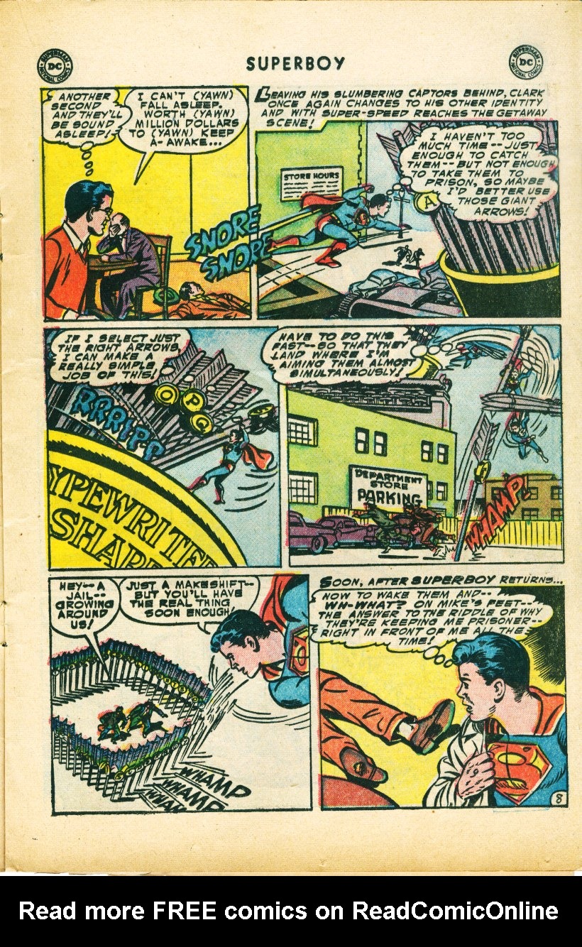 Read online Superboy (1949) comic -  Issue #37 - 20