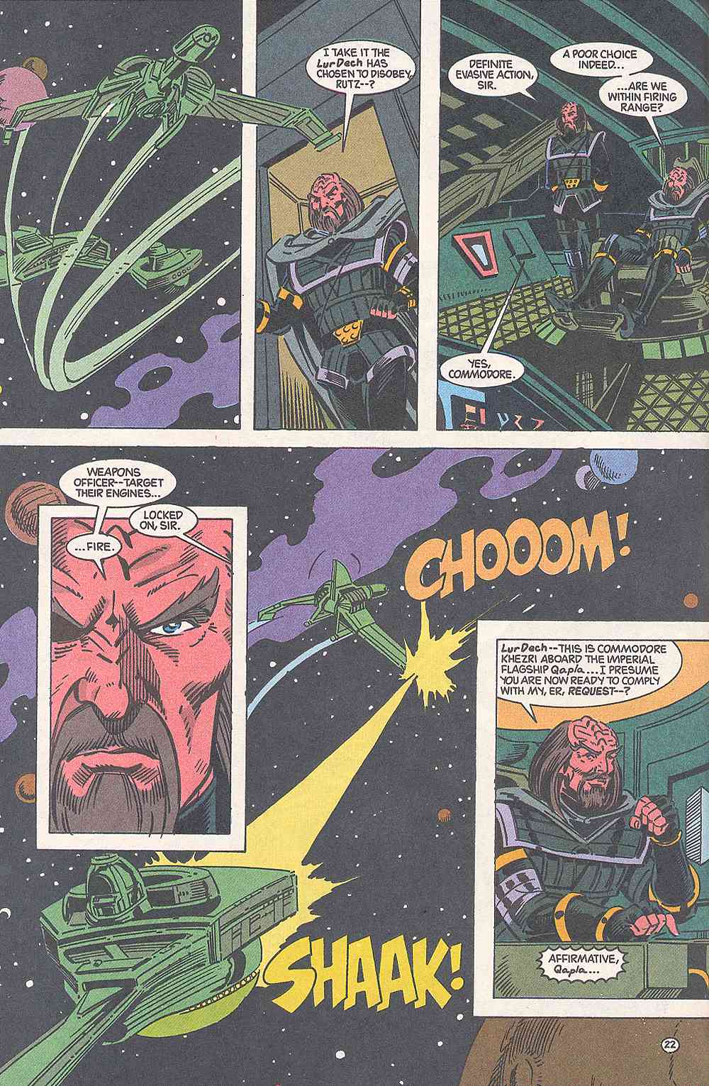 Read online Star Trek (1989) comic -  Issue #23 - 22