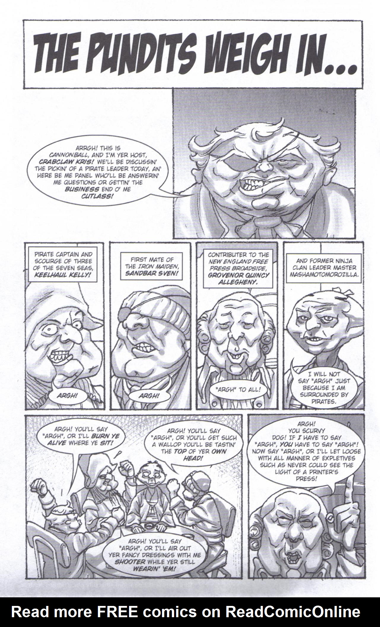 Read online Pirates vs Ninjas: Debate in '08 comic -  Issue # Full - 8