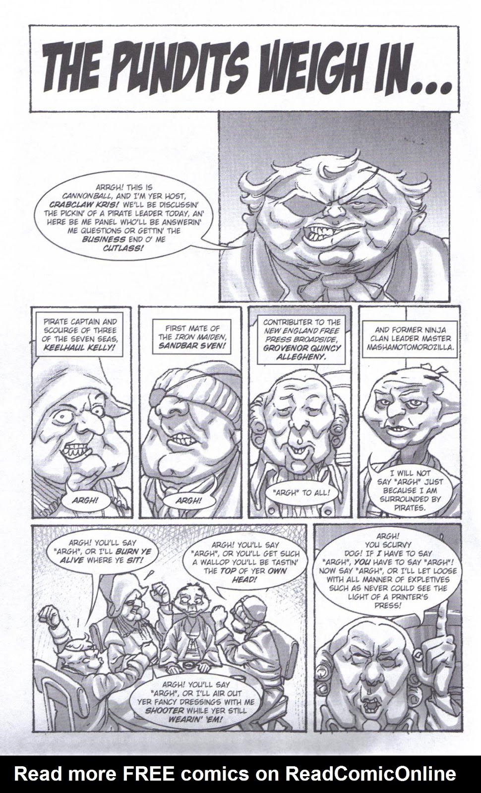 Pirates vs Ninjas: Debate in '08 issue Full - Page 8