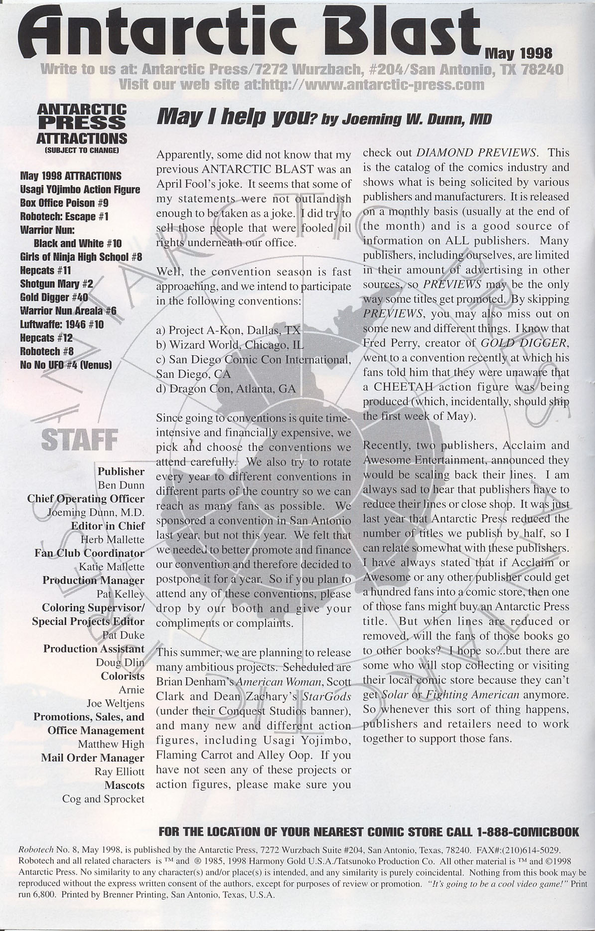 Read online Robotech (1997) comic -  Issue #8 - 3