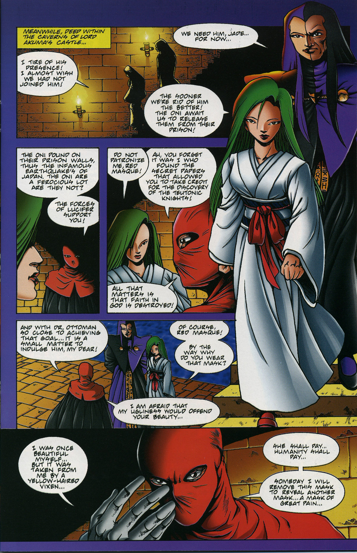 Read online Warrior Nun Areala: Rituals comic -  Issue #4 - 7