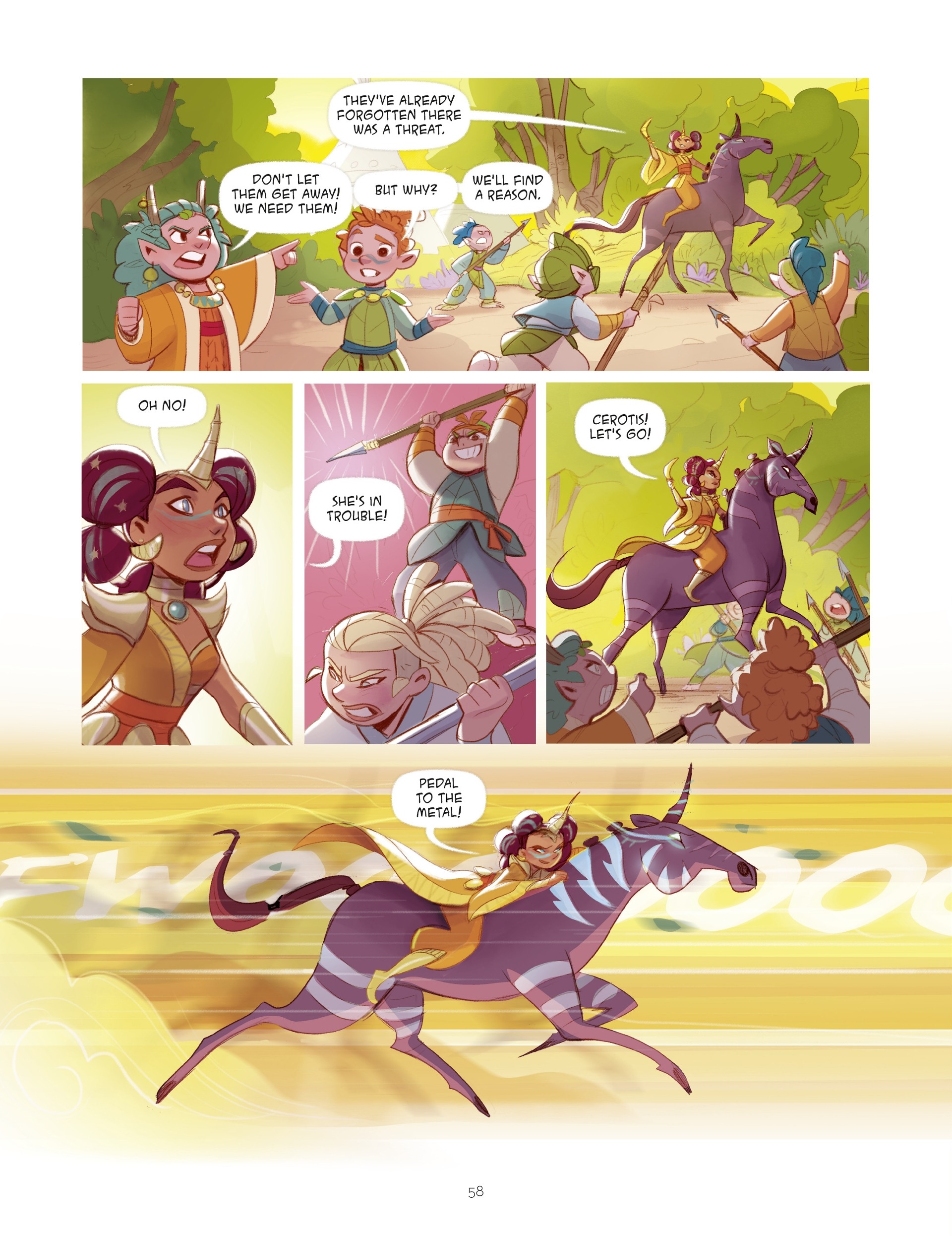 Read online The Unicorn Legacy: Call of the Goddess comic -  Issue # TPB - 57