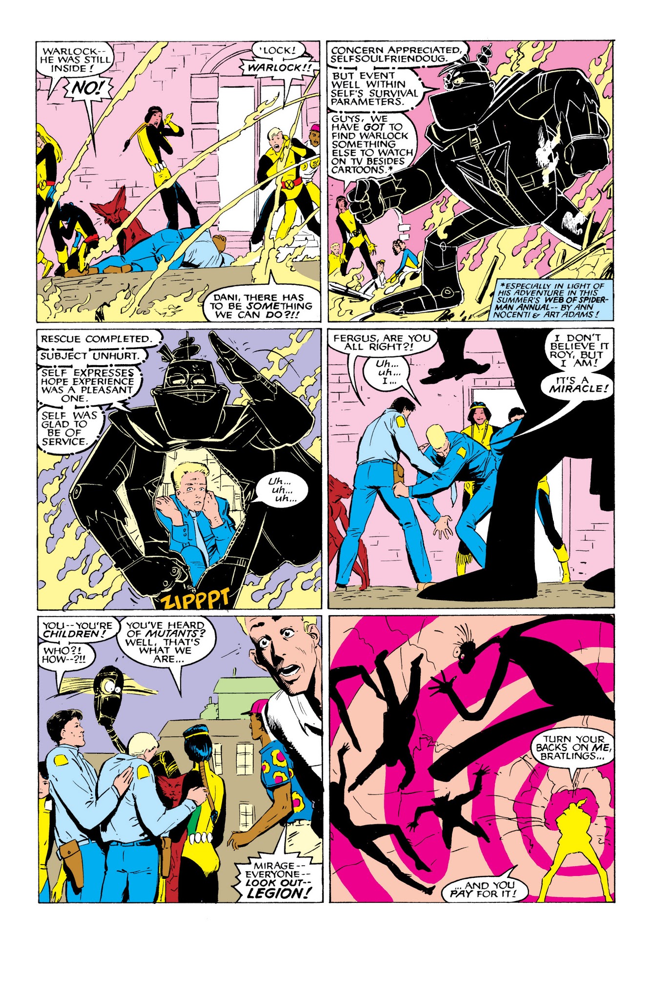 Read online New Mutants Classic comic -  Issue # TPB 6 - 91