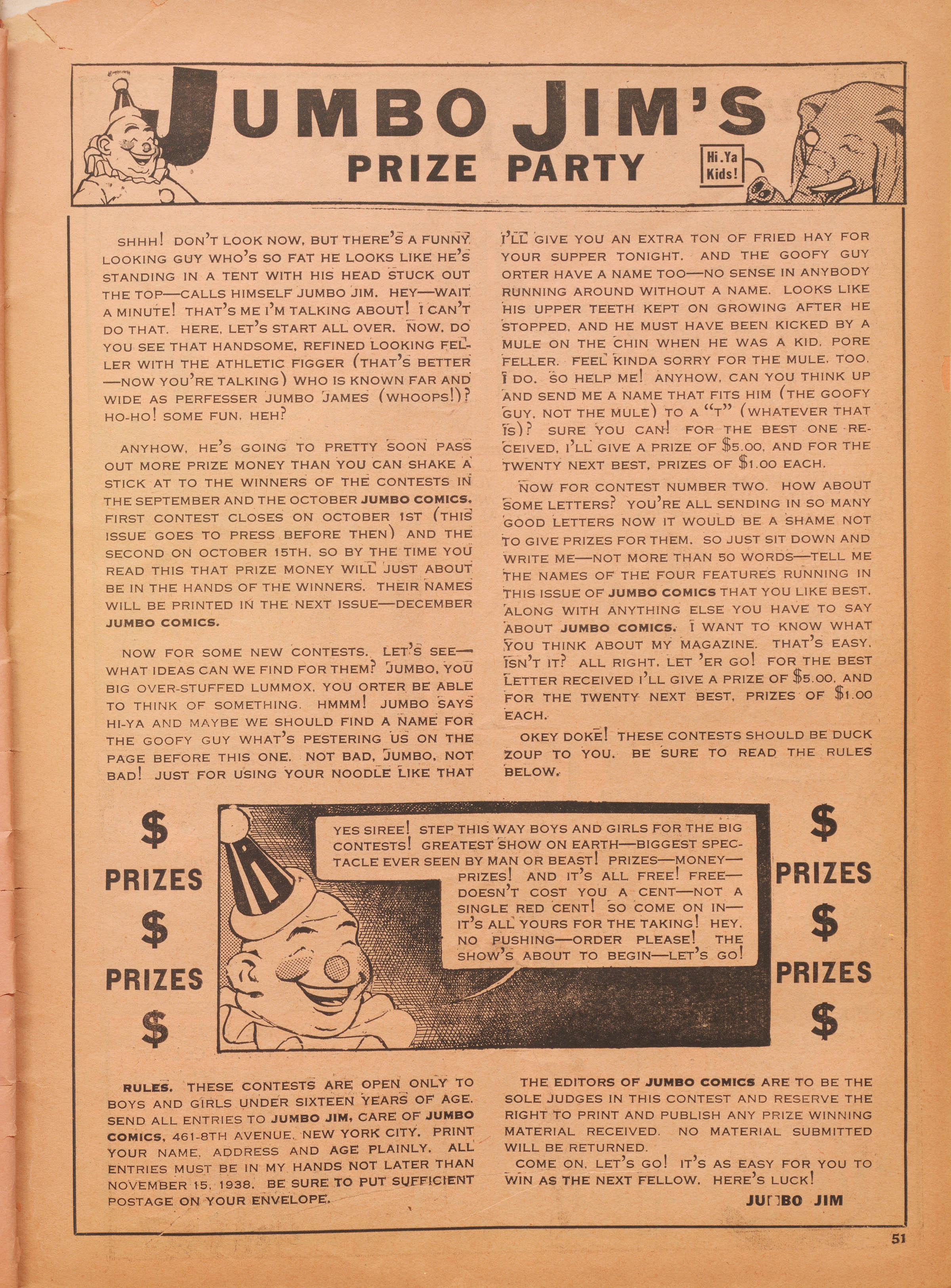 Read online Jumbo Comics comic -  Issue #3 - 53