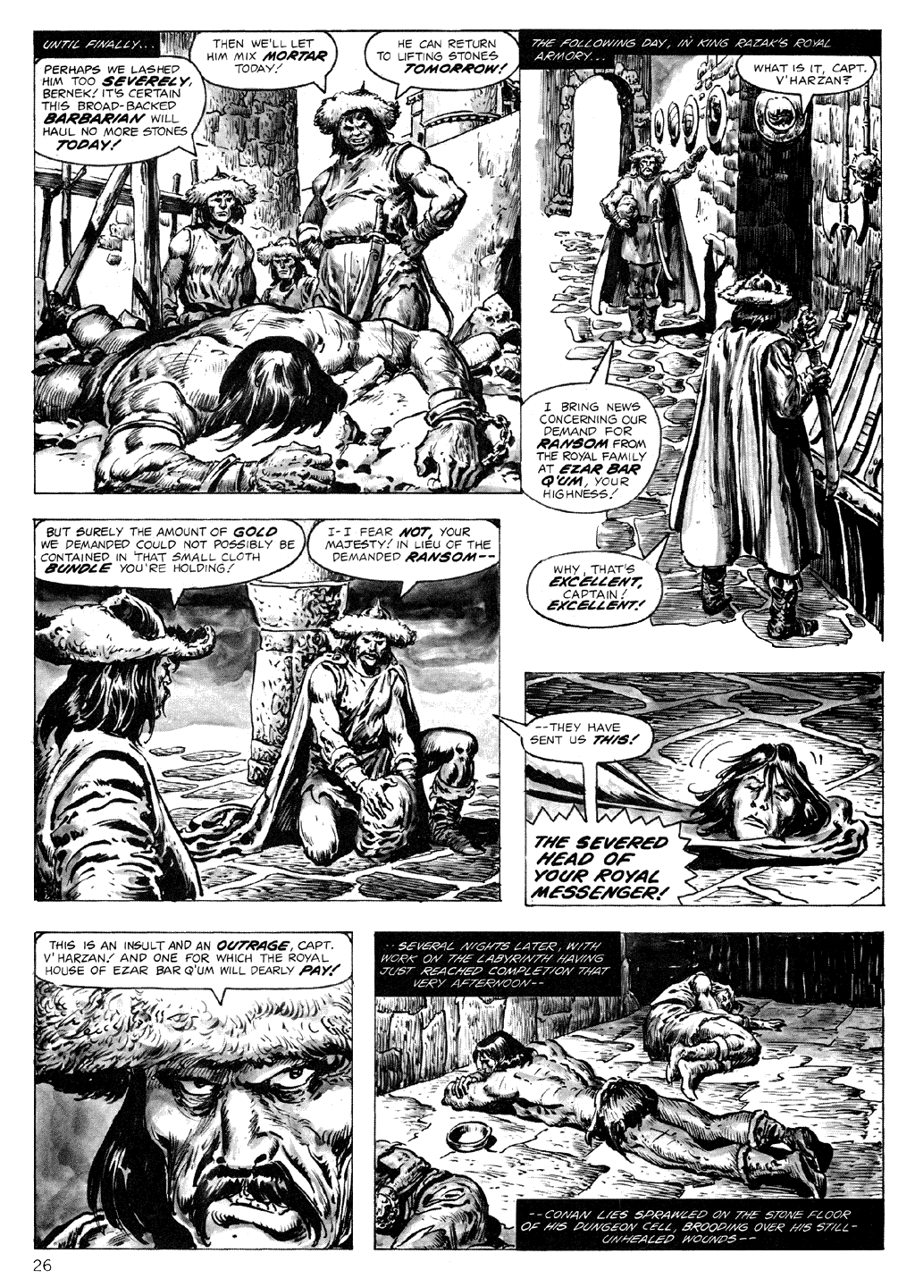 Read online The Savage Sword Of Conan comic -  Issue #71 - 26