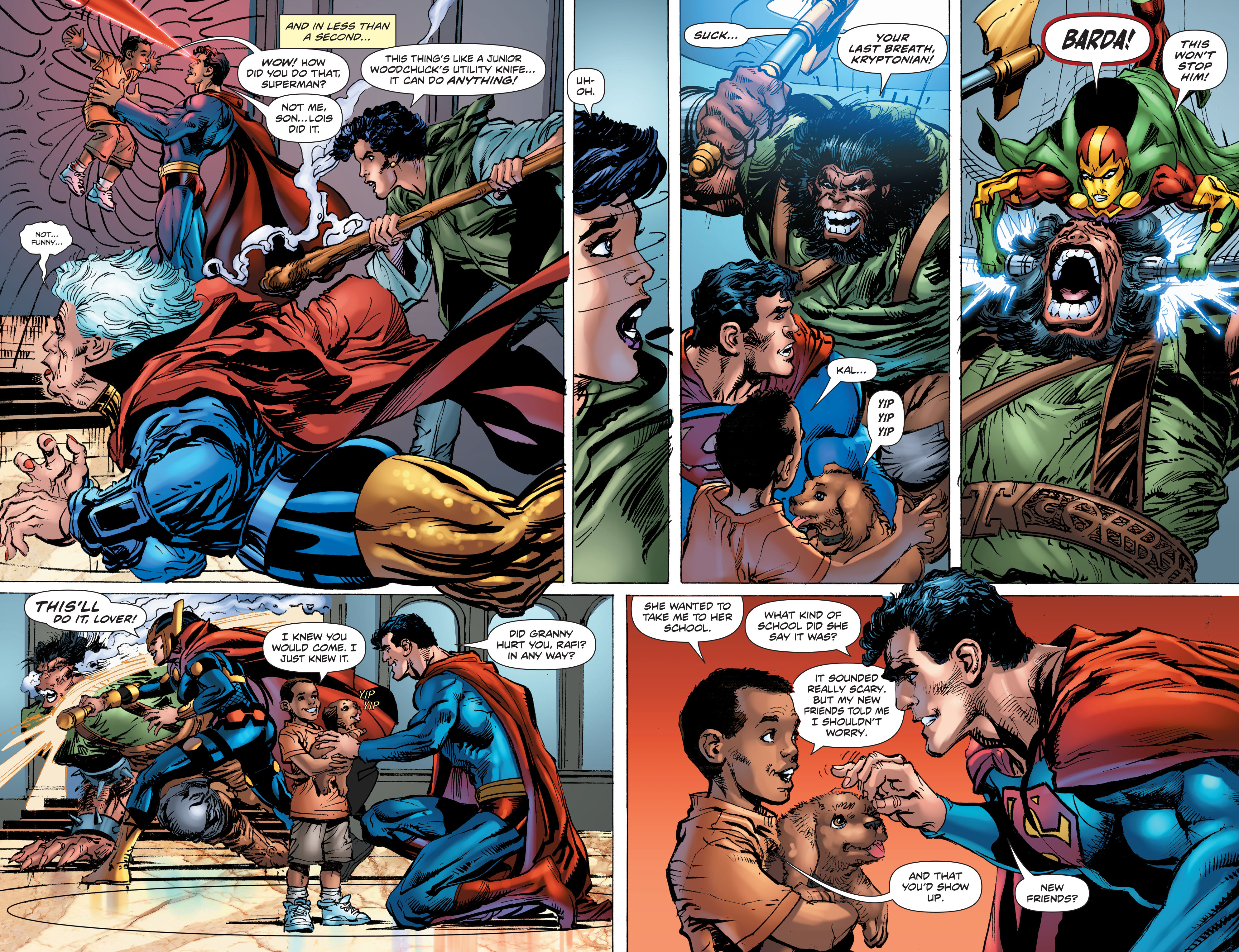 Read online Superman: The Coming of the Supermen comic -  Issue #5 - 8