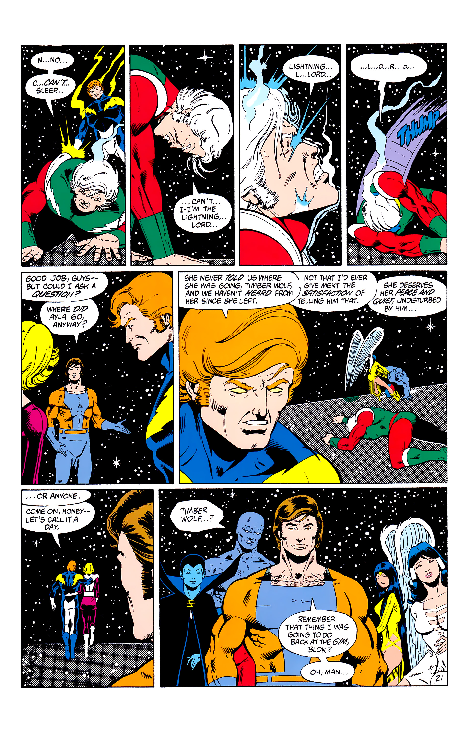 Read online Legion of Super-Heroes (1980) comic -  Issue #302 - 22