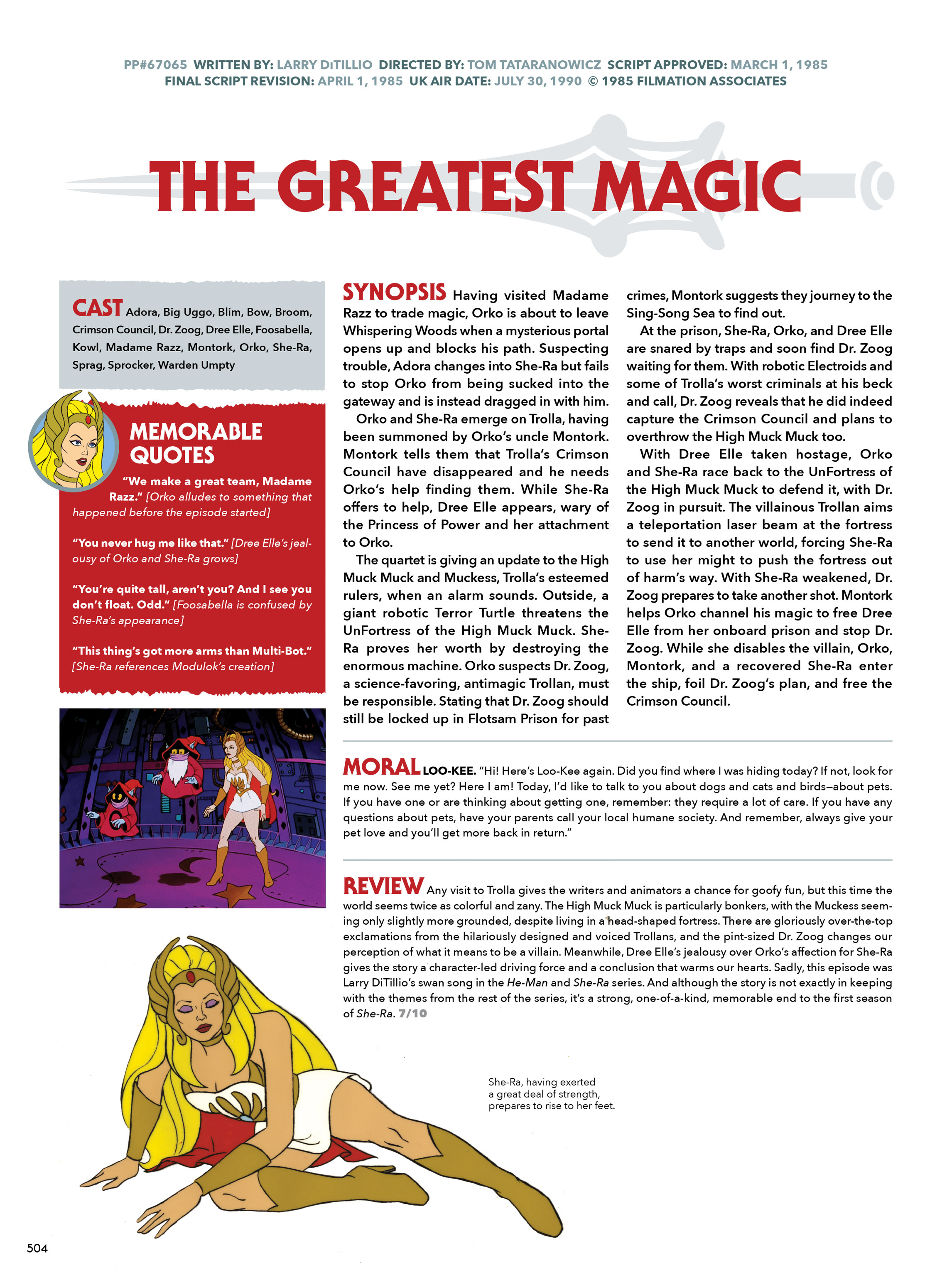 Read online He-Man and She-Ra: A Complete Guide to the Classic Animated Adventures comic -  Issue # TPB (Part 3) - 104