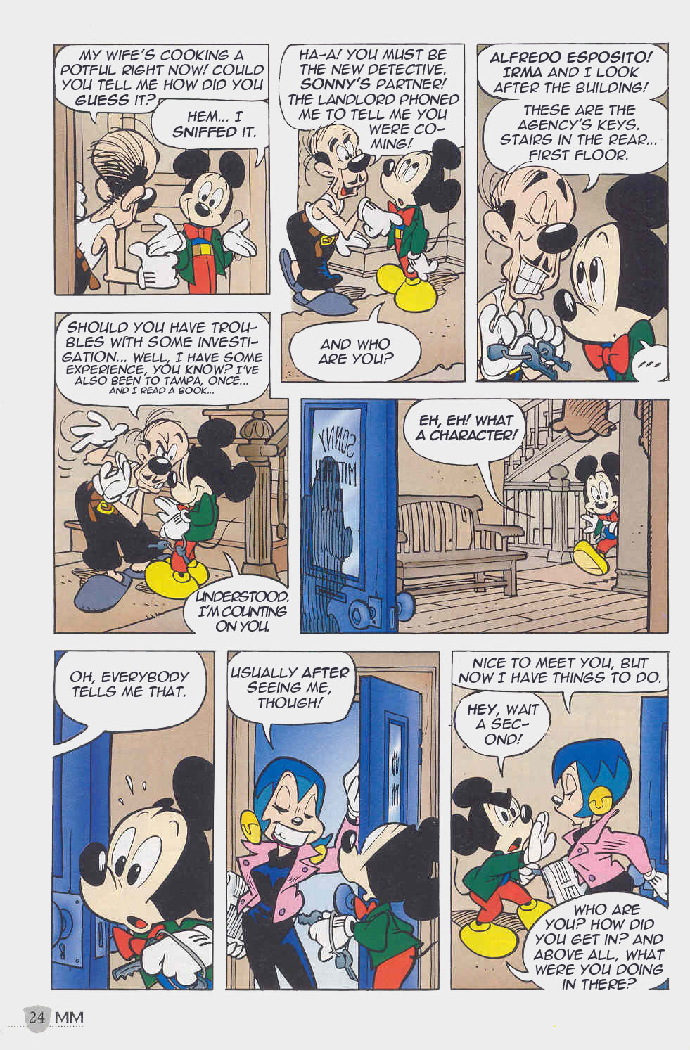 Read online Mickey Mouse Mystery Magazine comic -  Issue #0 - 24