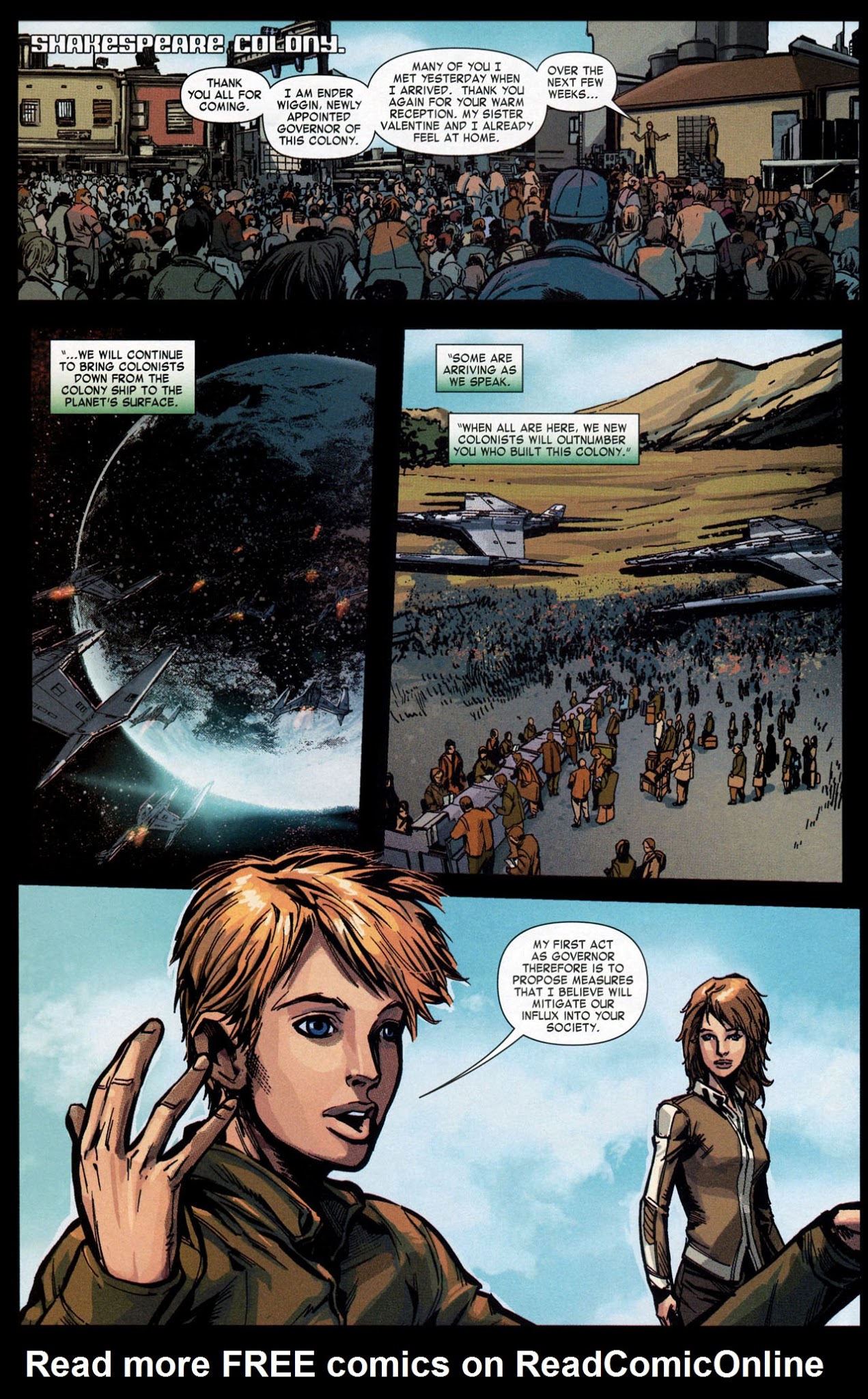 Read online Ender in Exile comic -  Issue #4 - 4