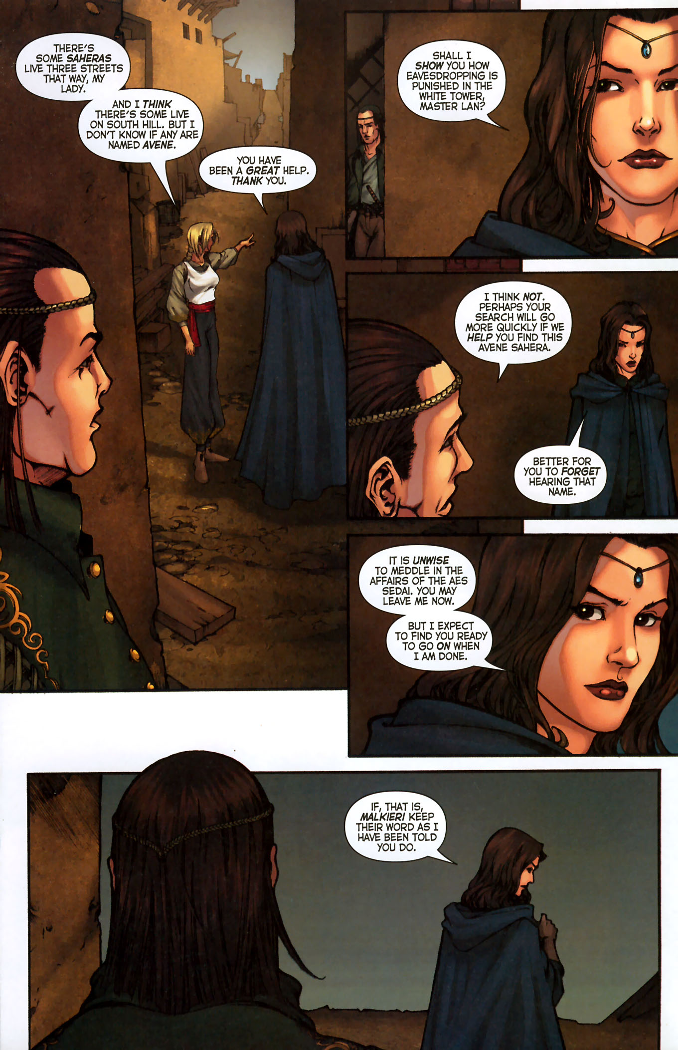 Read online Robert Jordan's The Wheel of Time: New Spring comic -  Issue #7 - 11