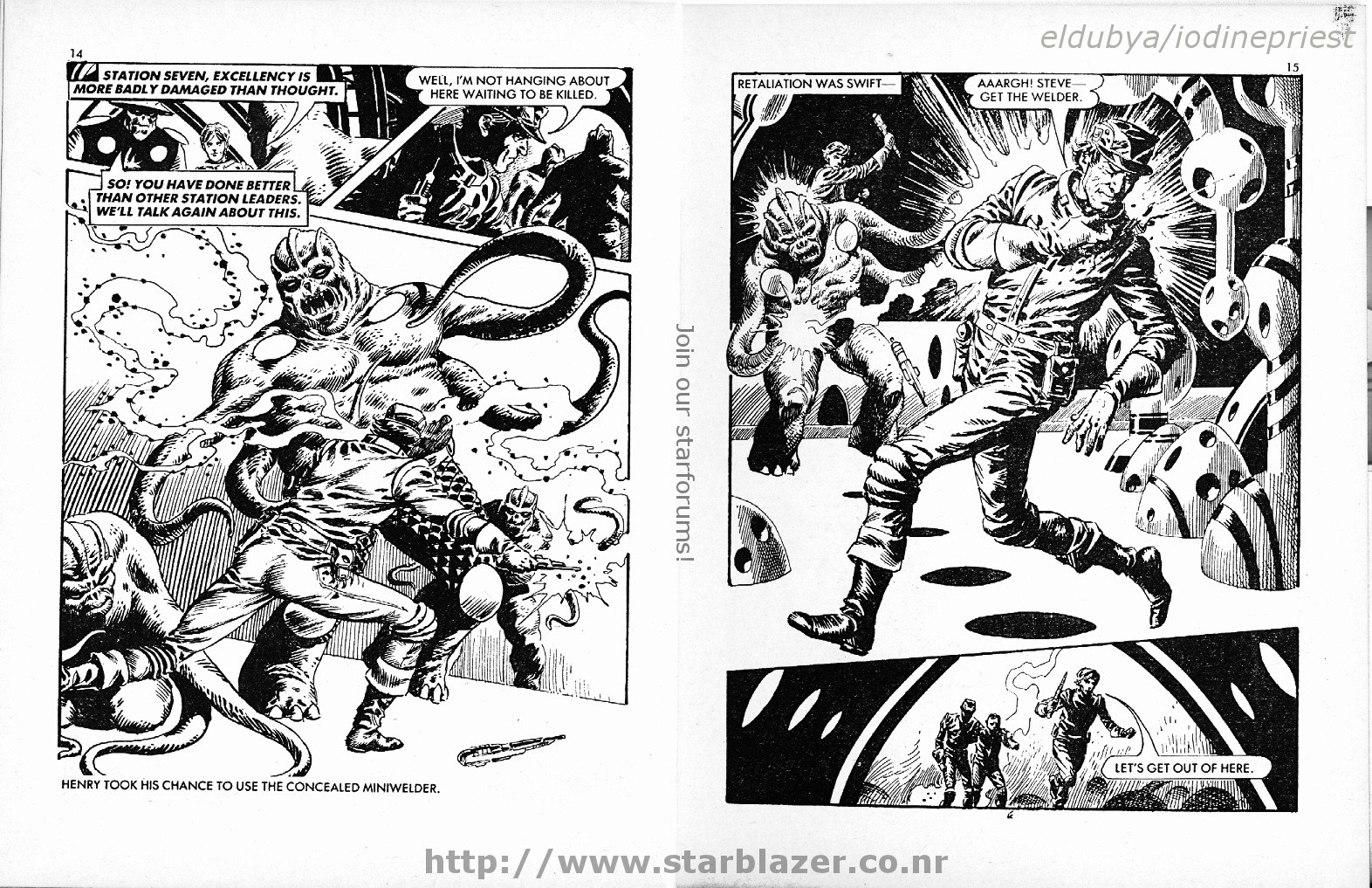 Read online Starblazer comic -  Issue #154 - 9