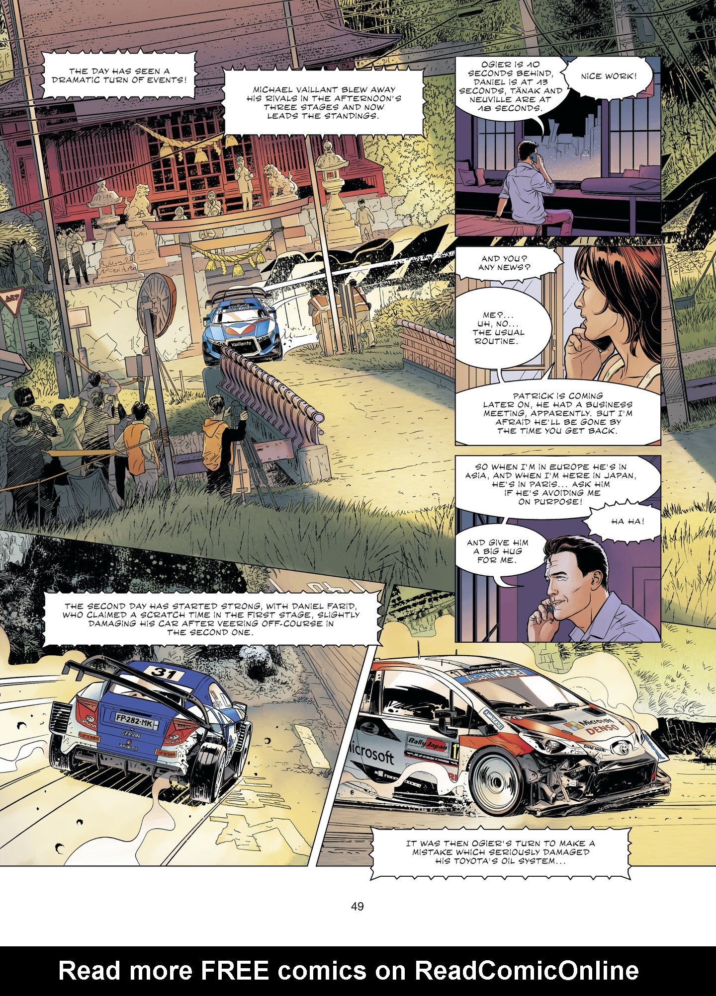 Read online Michel Vaillant comic -  Issue #9 - 49
