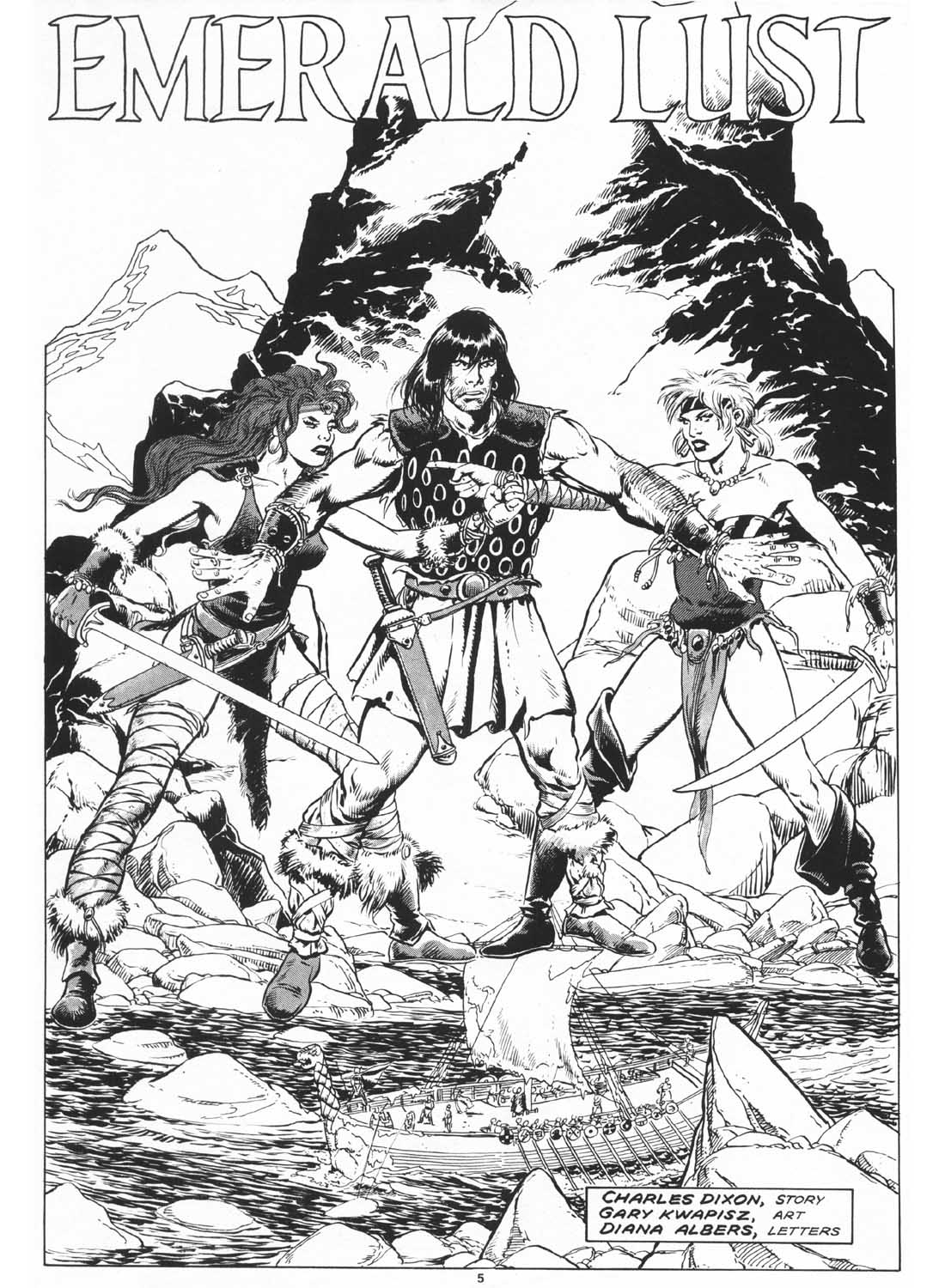 Read online The Savage Sword Of Conan comic -  Issue #170 - 7