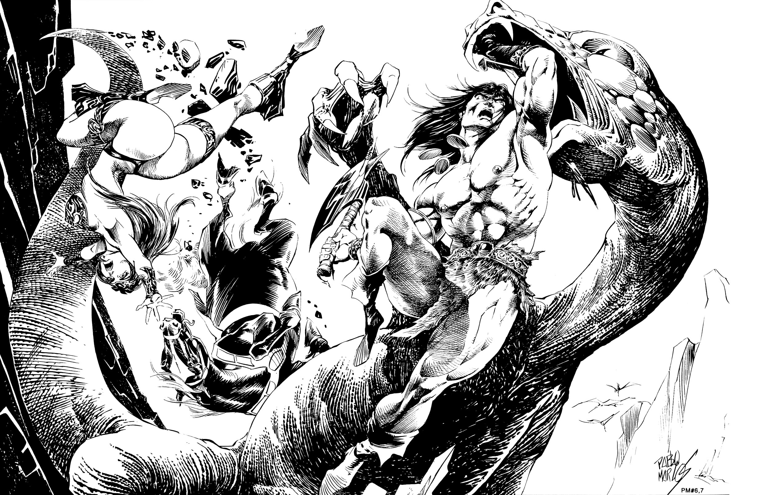 Read online The Savage Sword Of Conan comic -  Issue #231 - 63