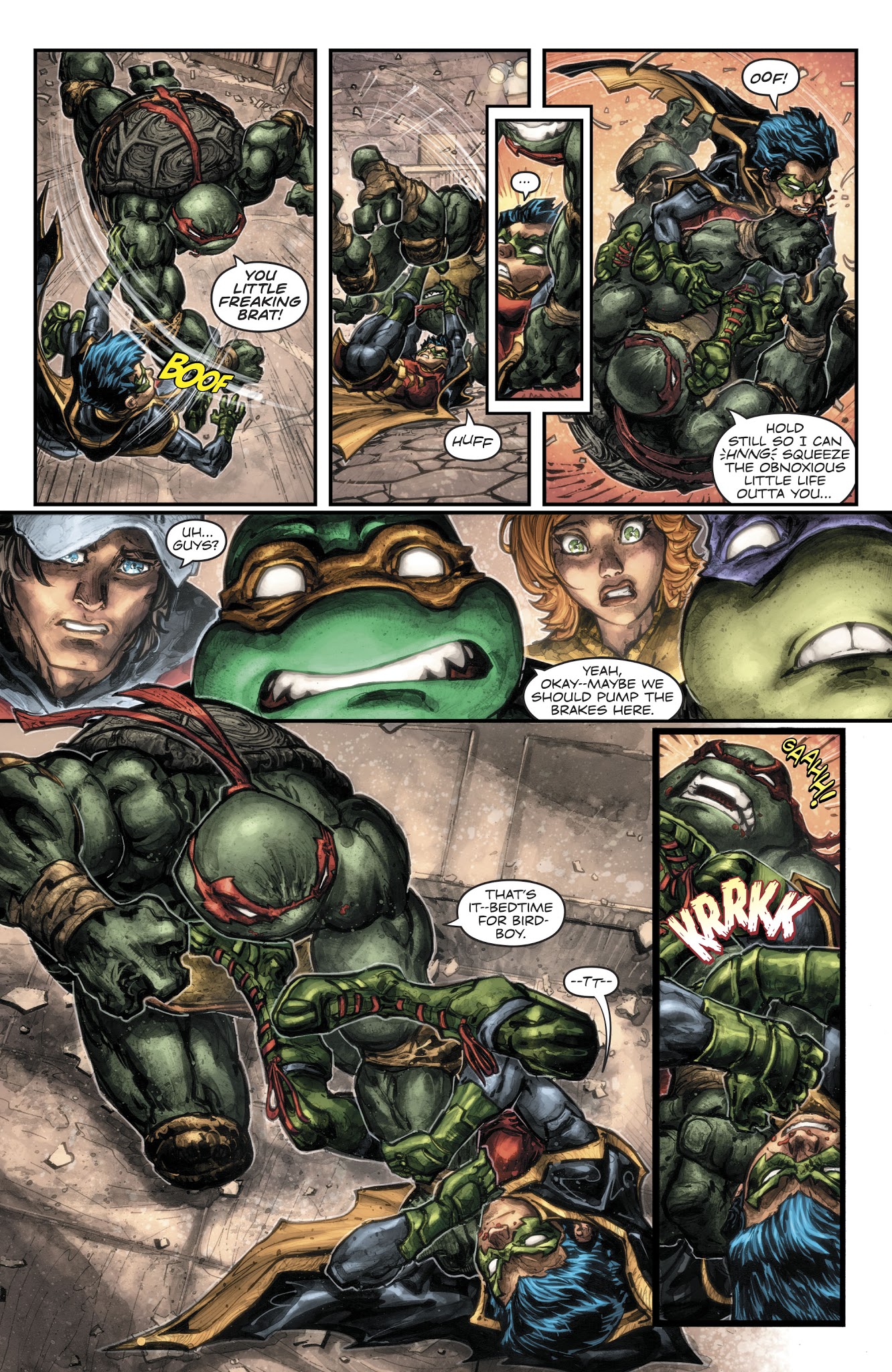 Read online Batman/Teenage Mutant Ninja Turtles II comic -  Issue #3 - 14