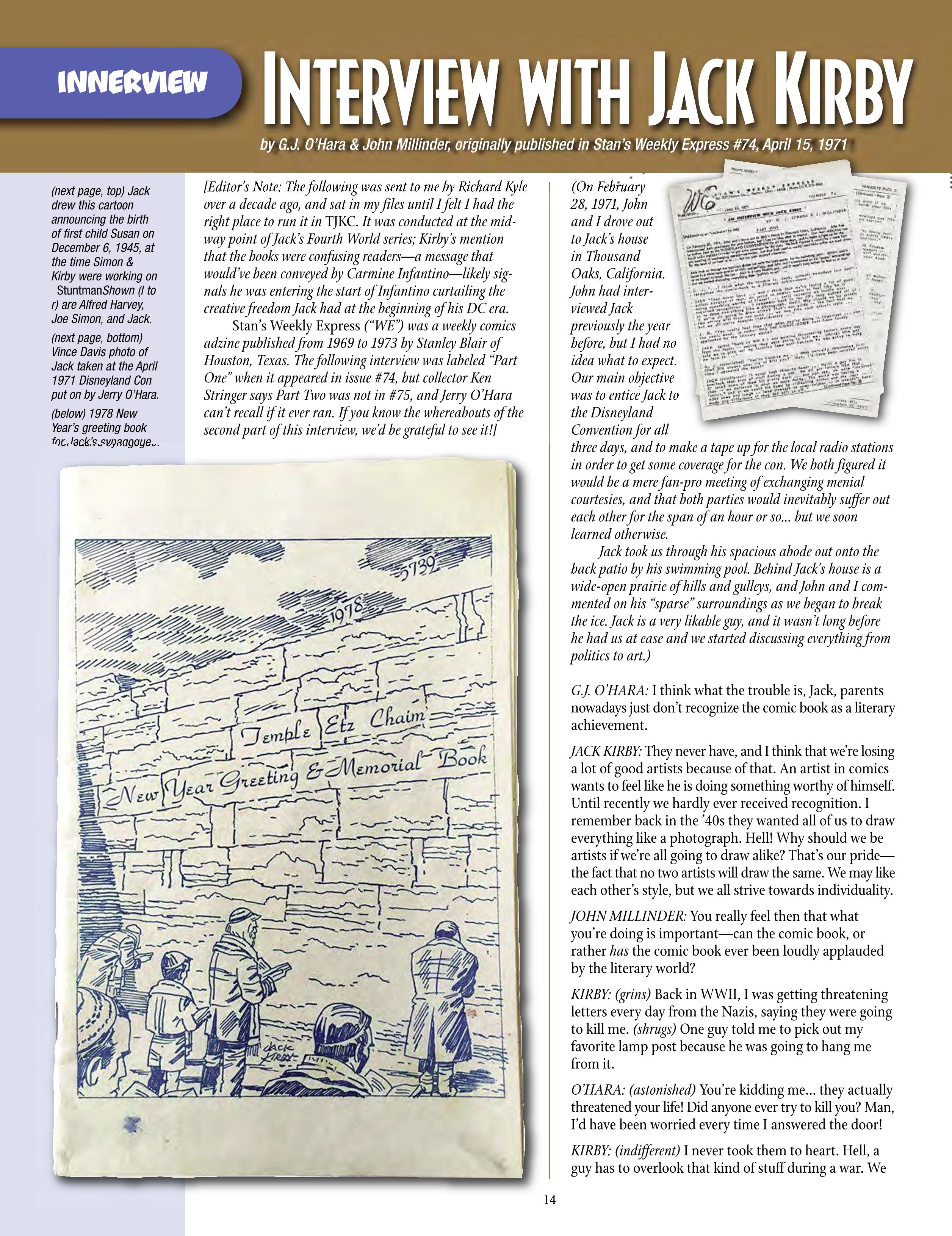 Read online The Jack Kirby Collector comic -  Issue #70 - 16