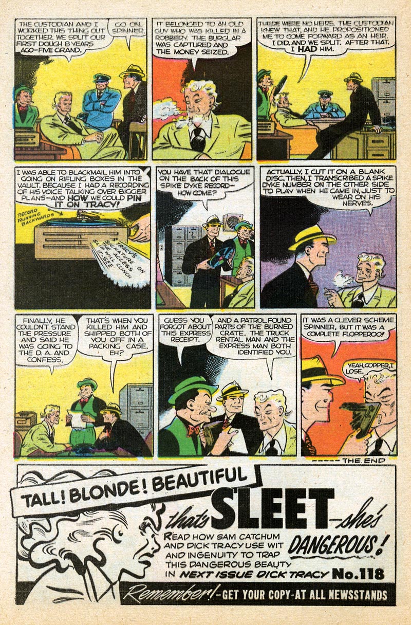 Read online Dick Tracy comic -  Issue #117 - 24