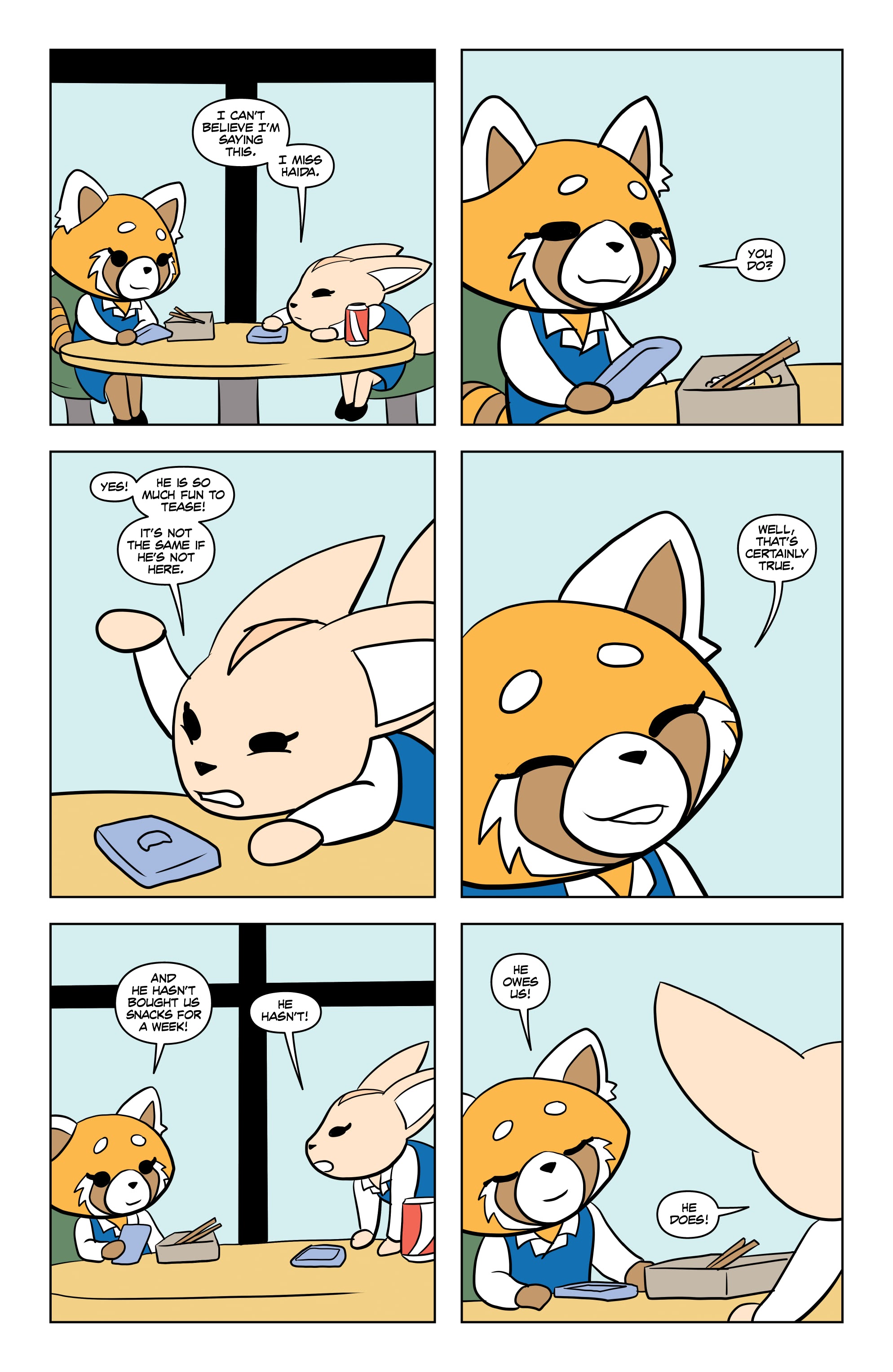Read online Aggretsuko: Meet Her World comic -  Issue #1 - 17