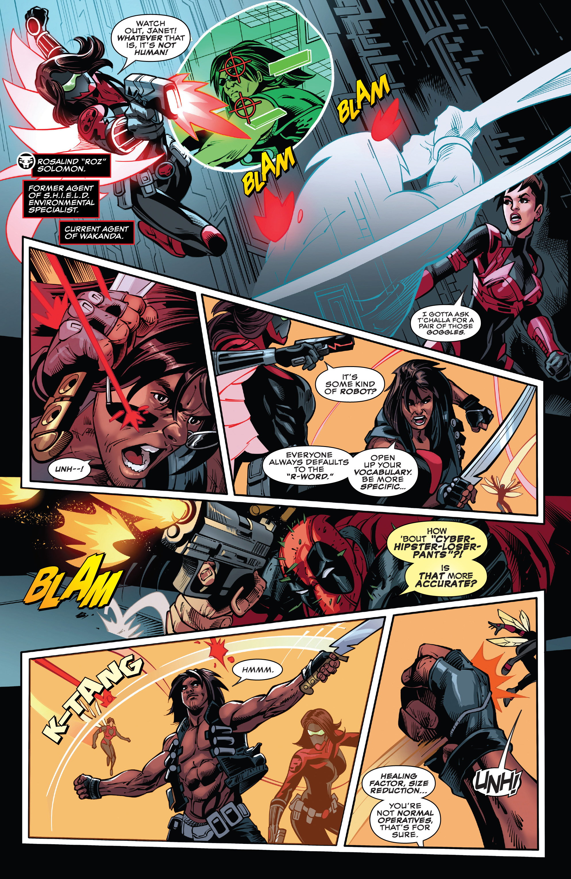 Read online Black Panther and the Agents of Wakanda comic -  Issue #5 - 15