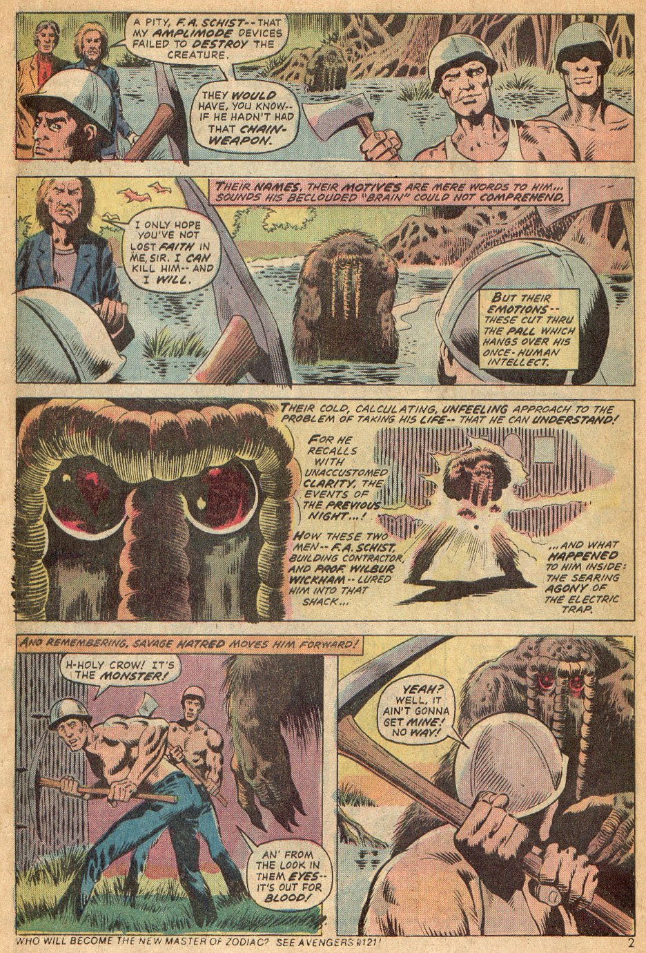 Read online Man-Thing (1974) comic -  Issue #3 - 3