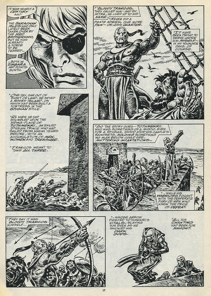 Read online The Savage Sword Of Conan comic -  Issue #196 - 19