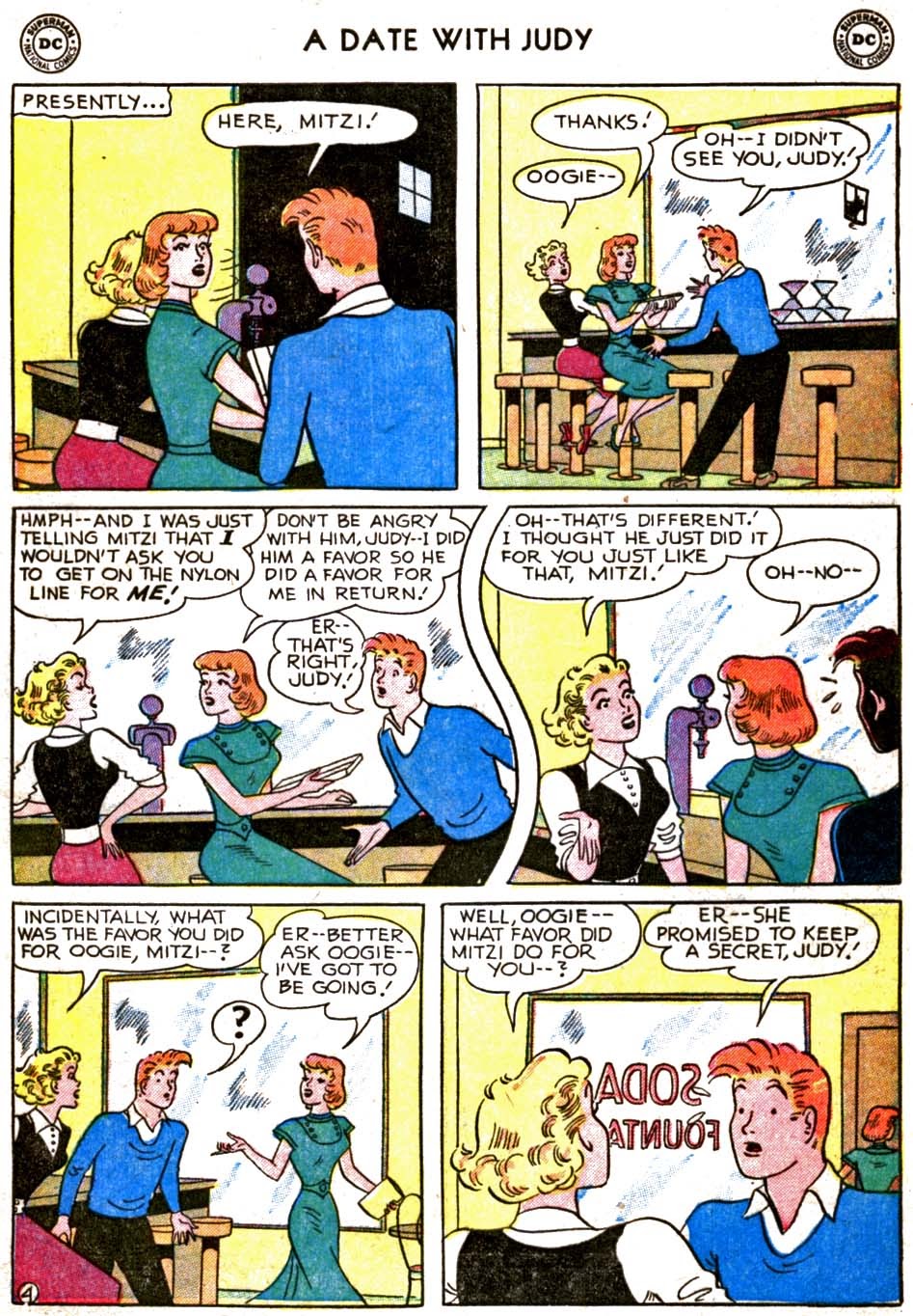 Read online A Date with Judy comic -  Issue #32 - 39
