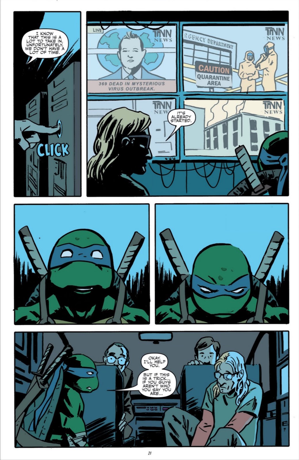 The X-Files/Teenage Mutant Ninja Turtles: Conspiracy issue Full - Page 23