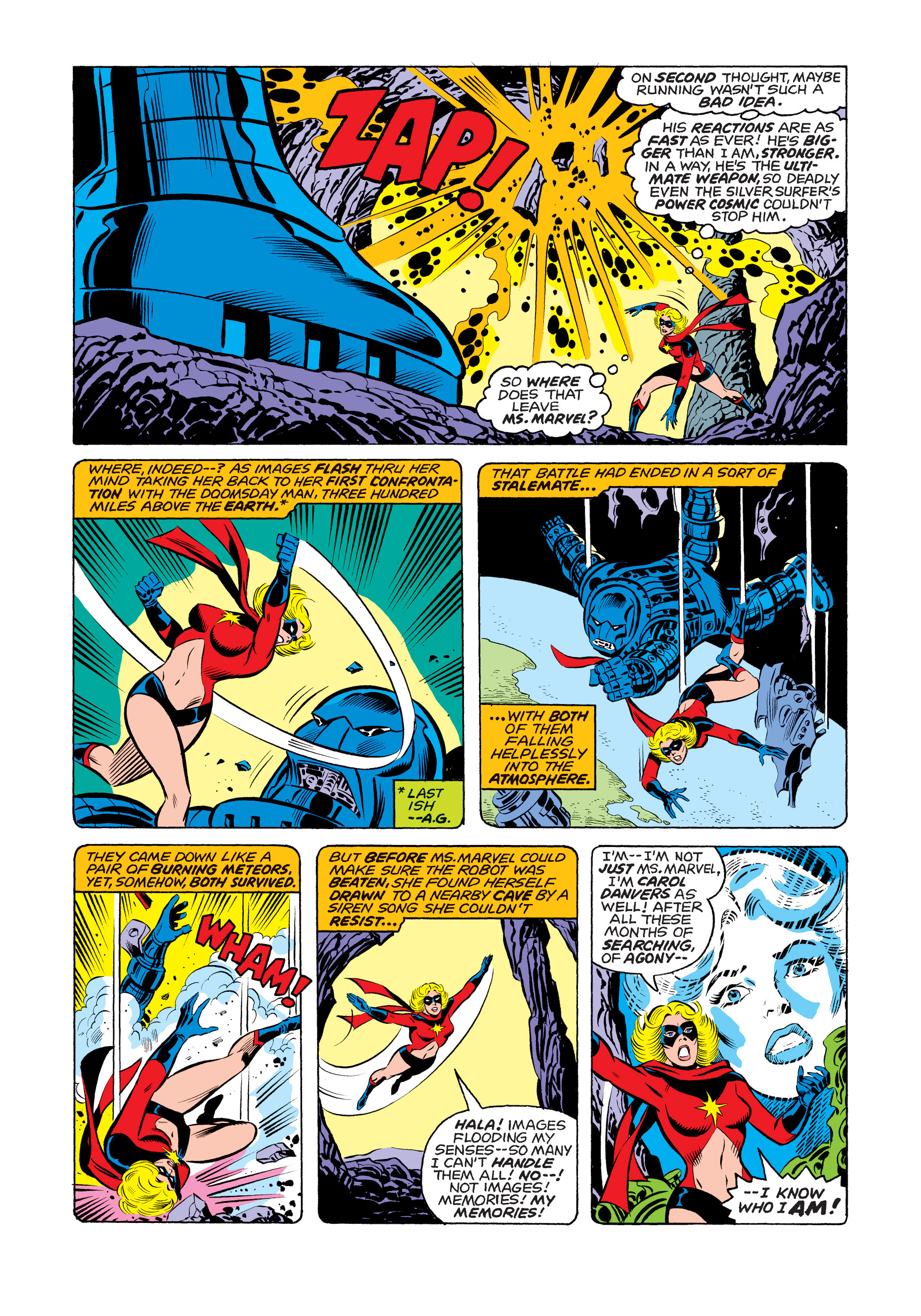 Read online Ms. Marvel (1977) comic -  Issue #4 - 4