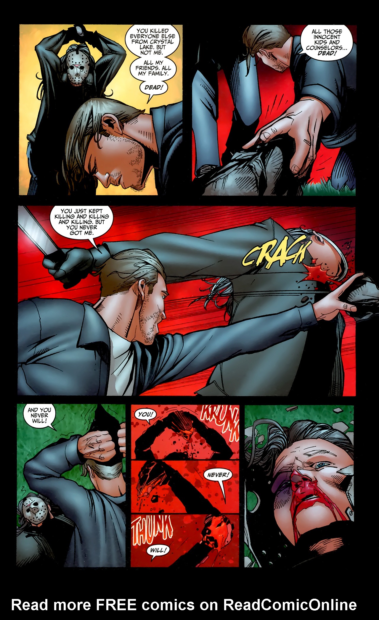 Read online Freddy vs. Jason vs. Ash: The Nightmare Warriors comic -  Issue #6 - 7
