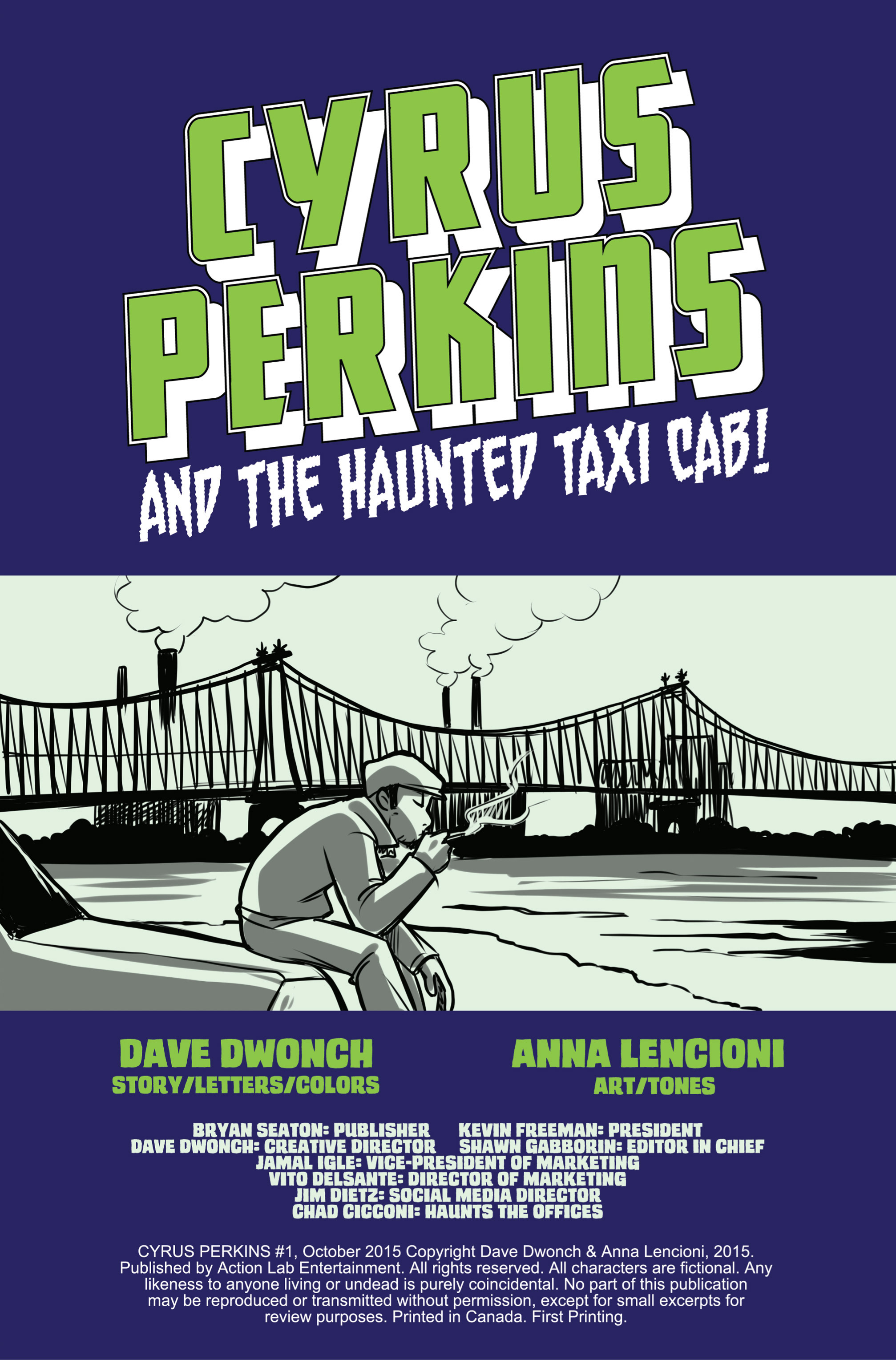 Read online Cyrus Perkins and the Haunted Taxicab comic -  Issue # TPB - 3