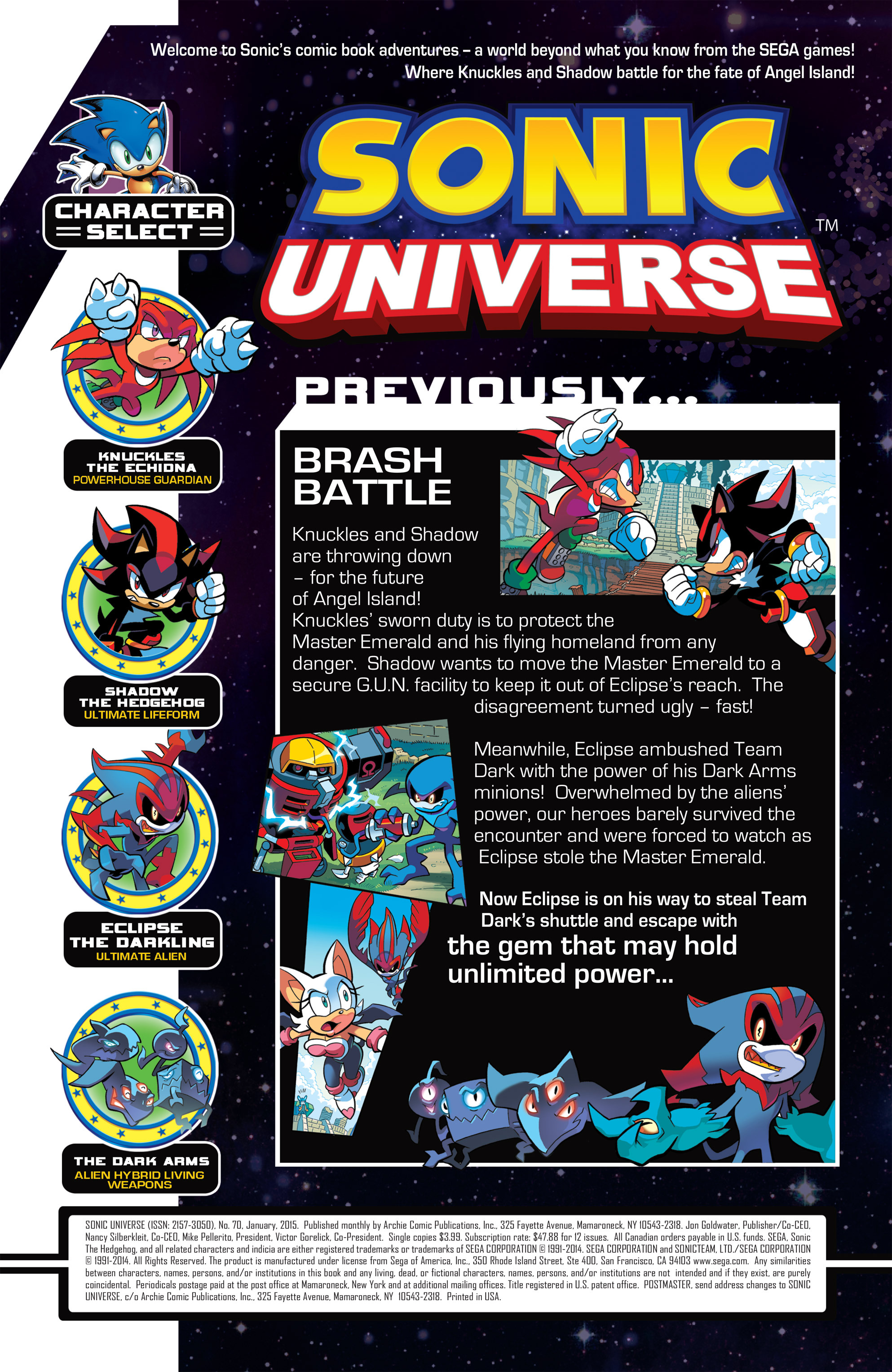 Read online Sonic Universe comic -  Issue #70 - 2
