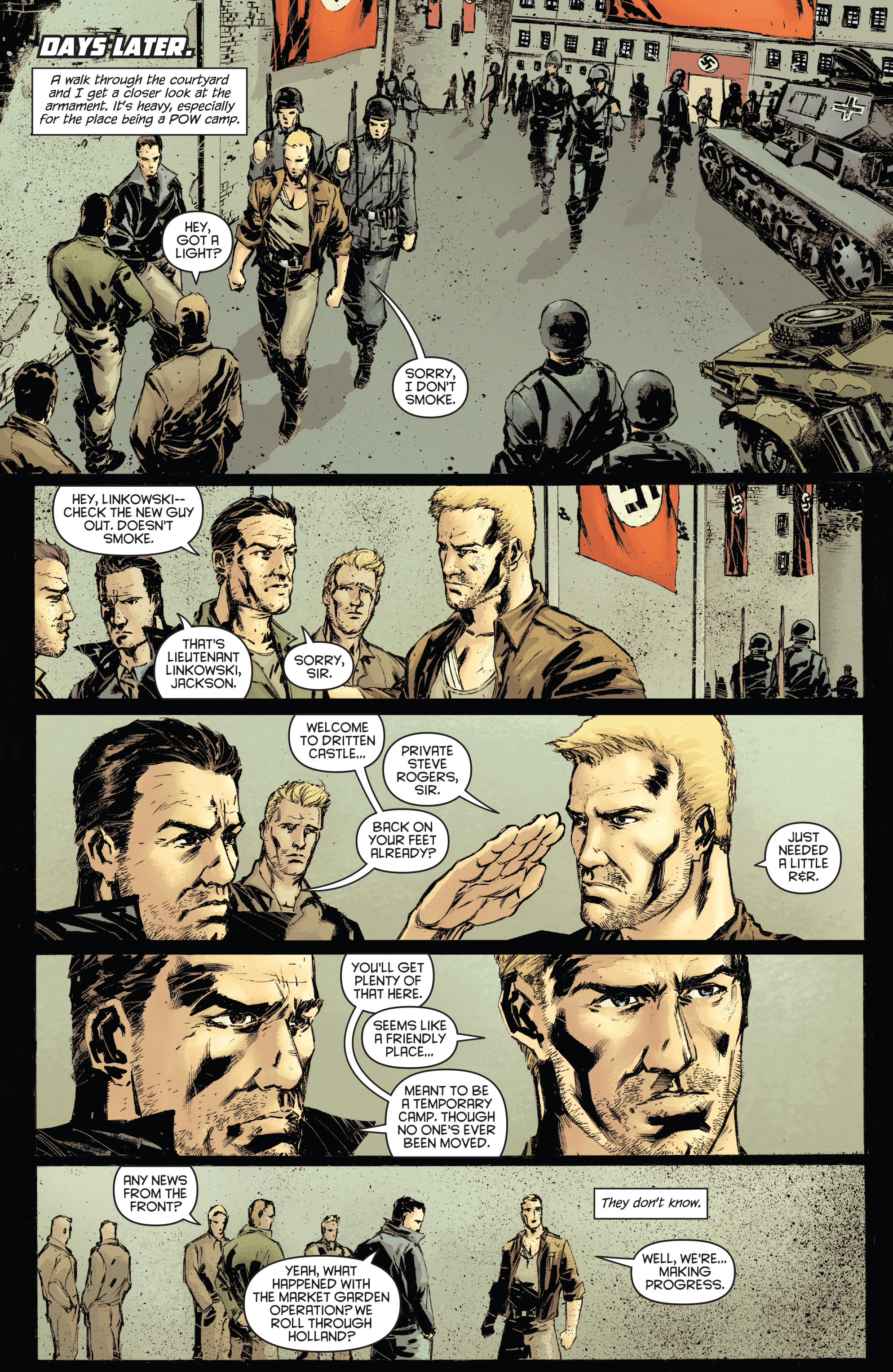 Read online Captain America Theater Of War:  Prisoners Of Duty comic -  Issue # Full - 9