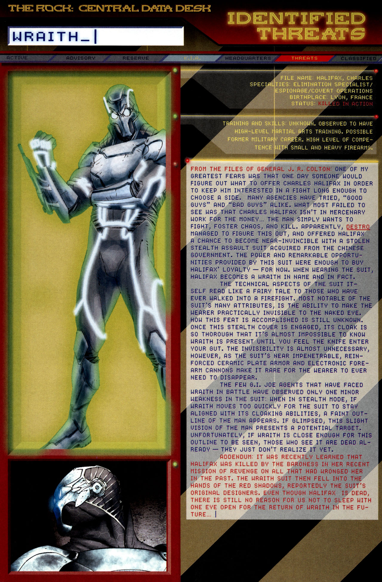 Read online G.I. Joe: Data Desk Handbook comic -  Issue #3 - 29